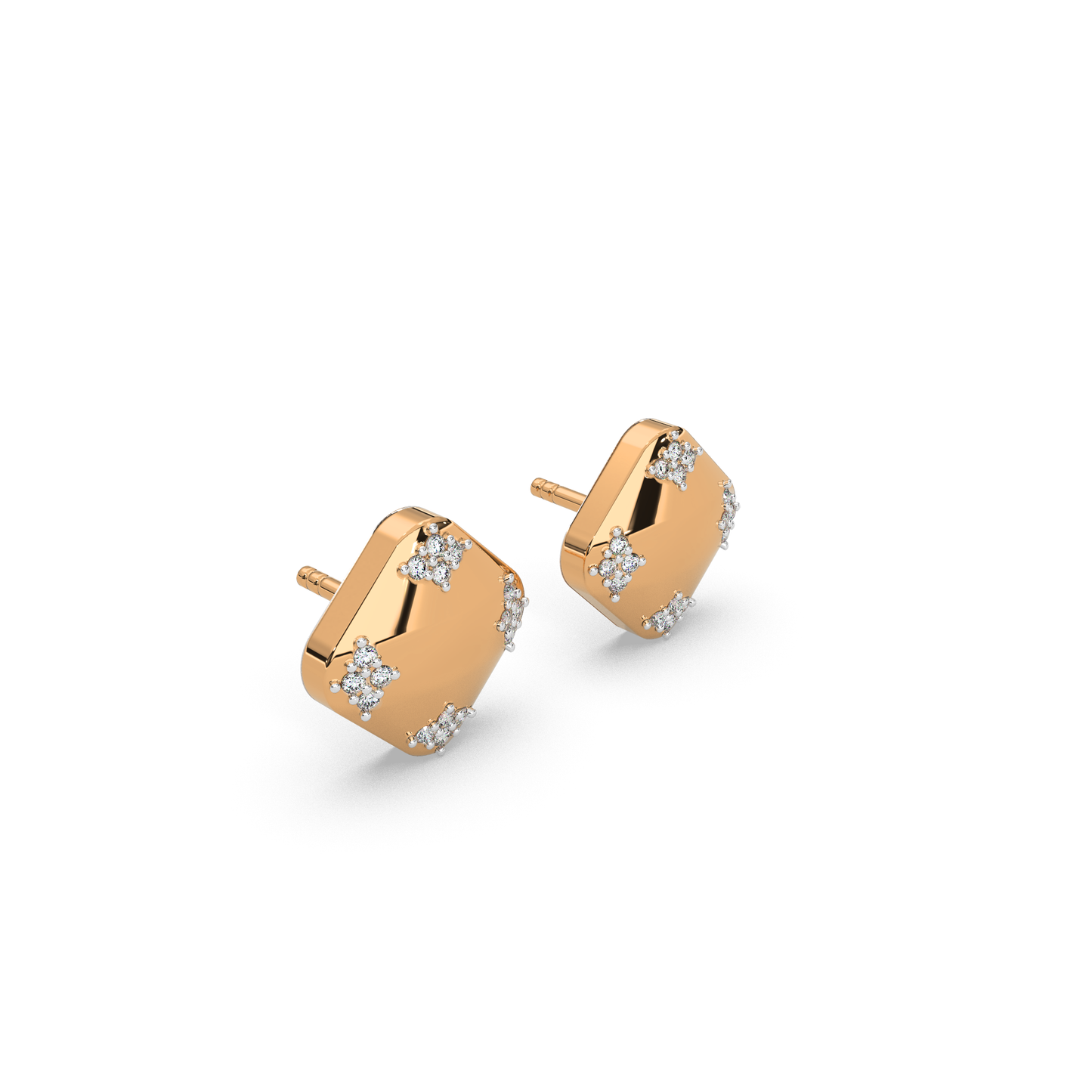 Opulent Shimmer Diamond Earring
