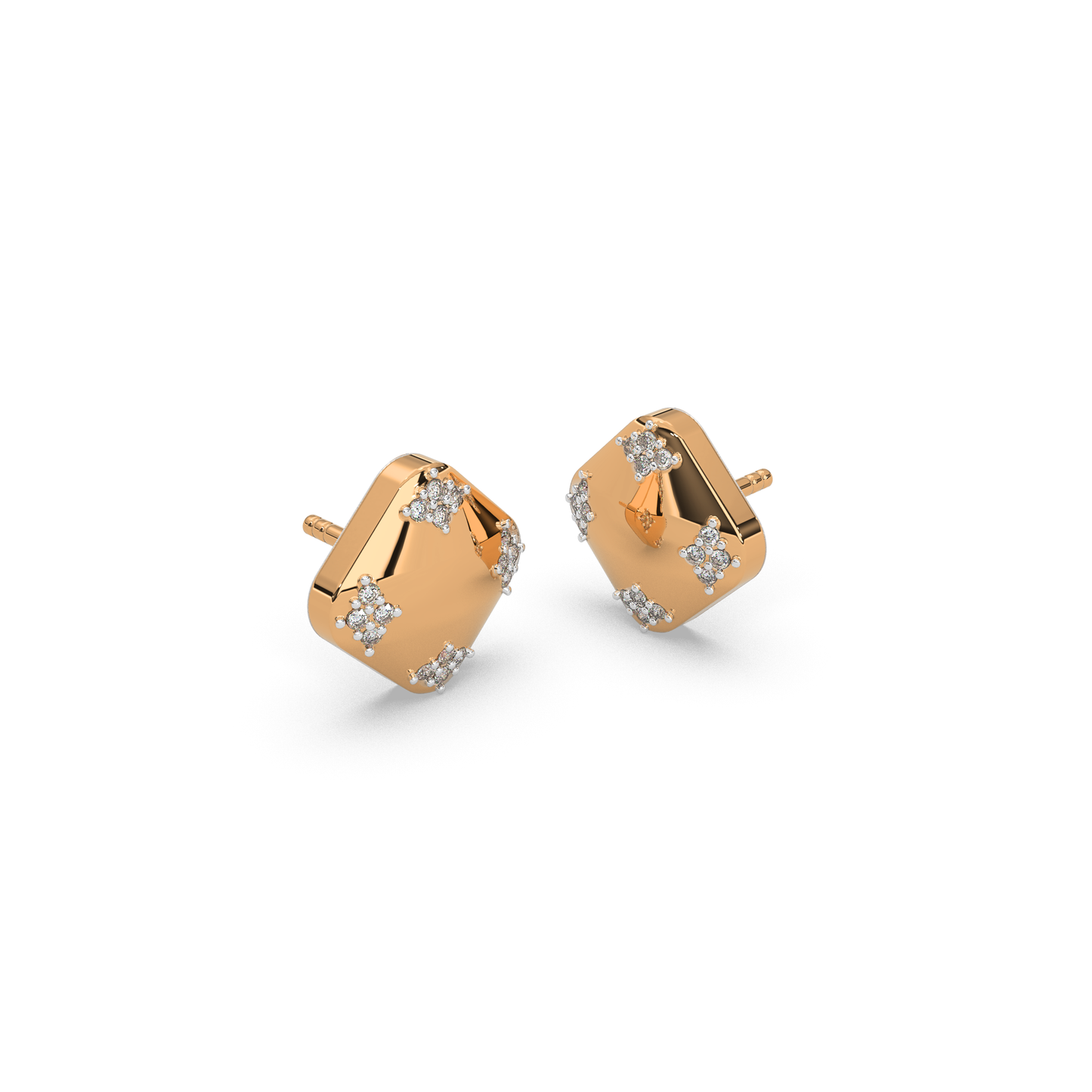 Opulent Shimmer Diamond Earring