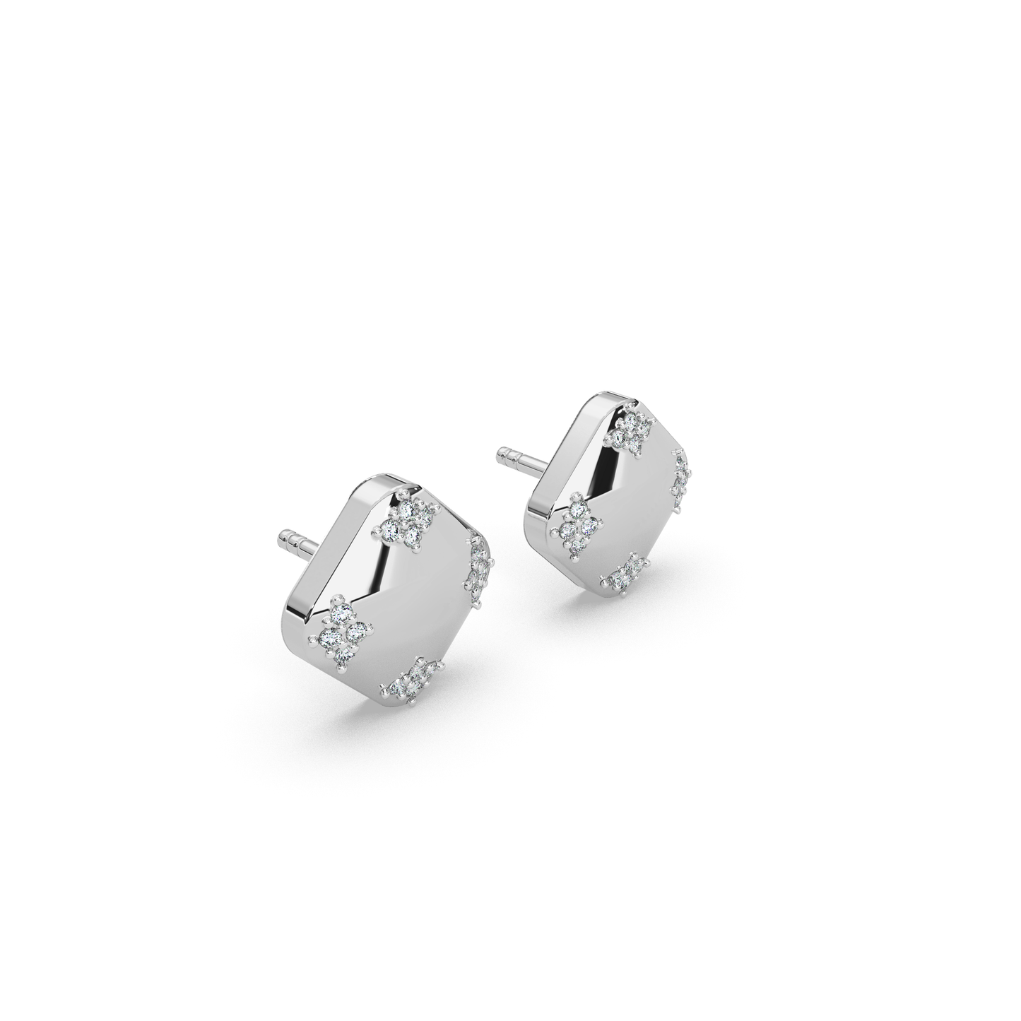 Opulent Shimmer Diamond Earring