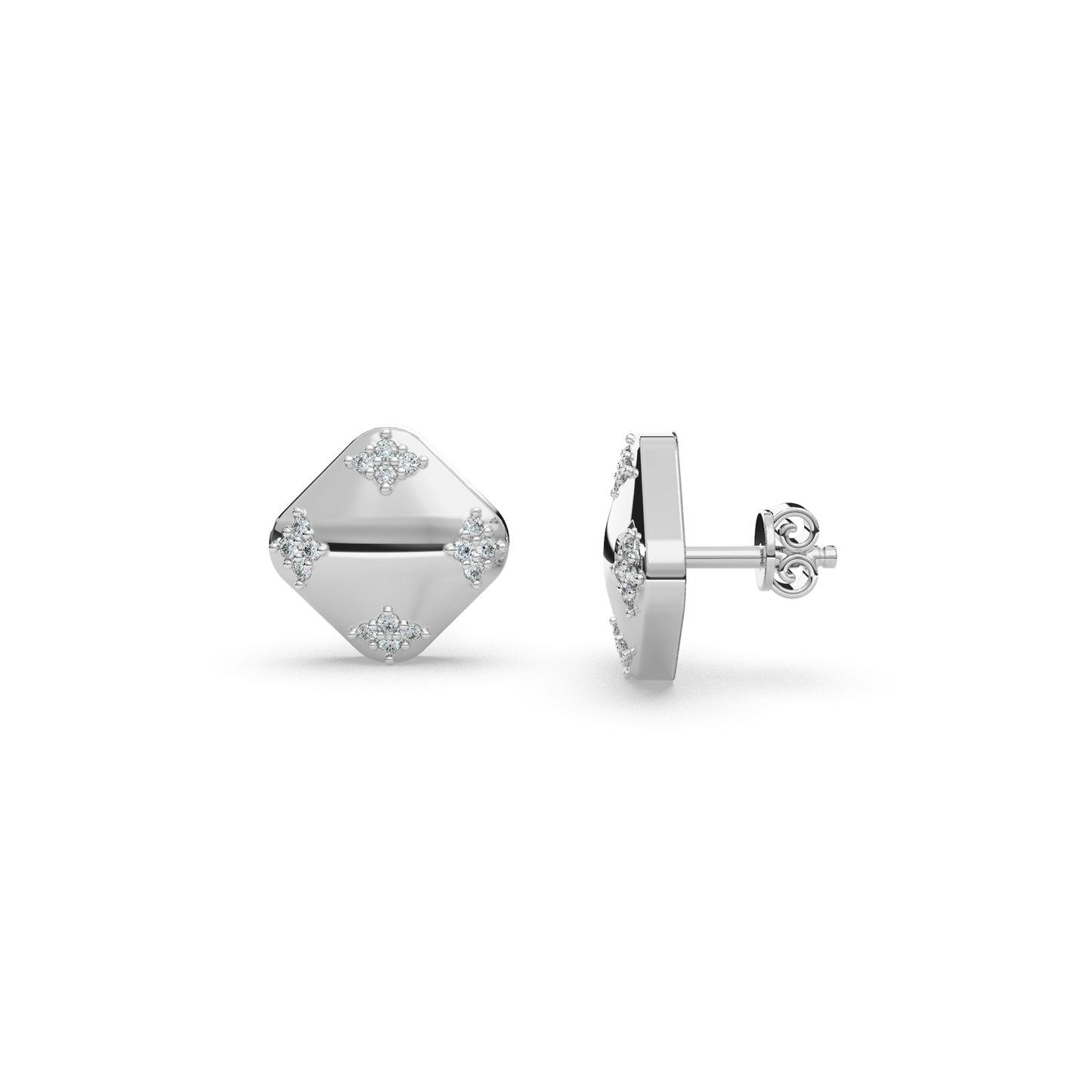Opulent Shimmer Diamond Earring