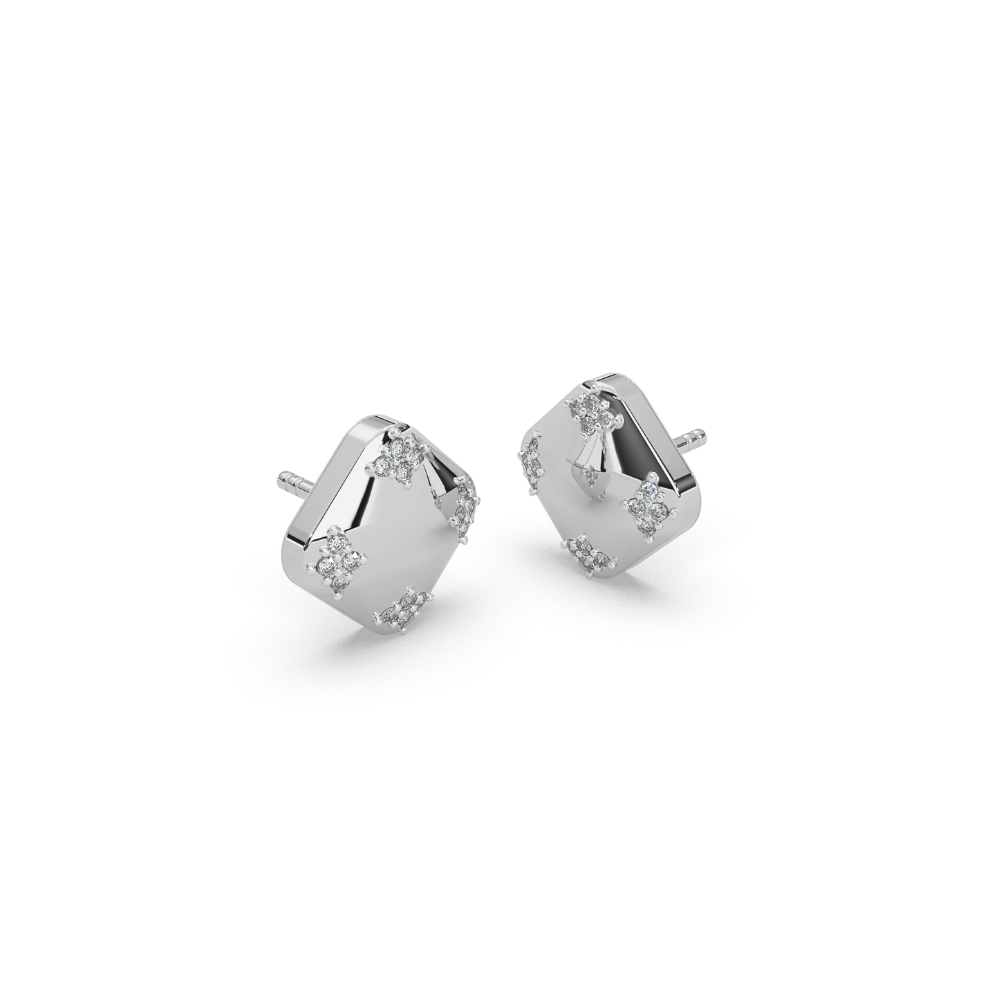 Opulent Shimmer Diamond Earring