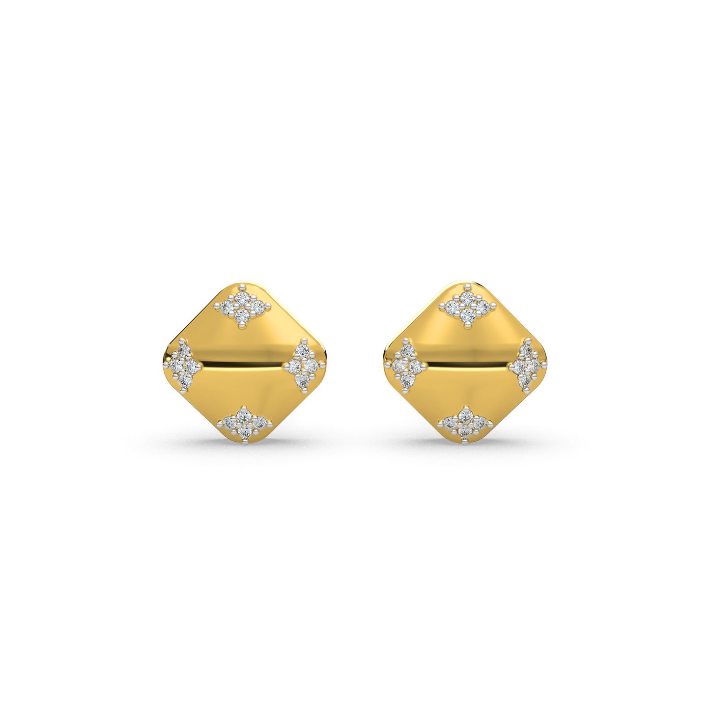 Opulent Shimmer Diamond Earring