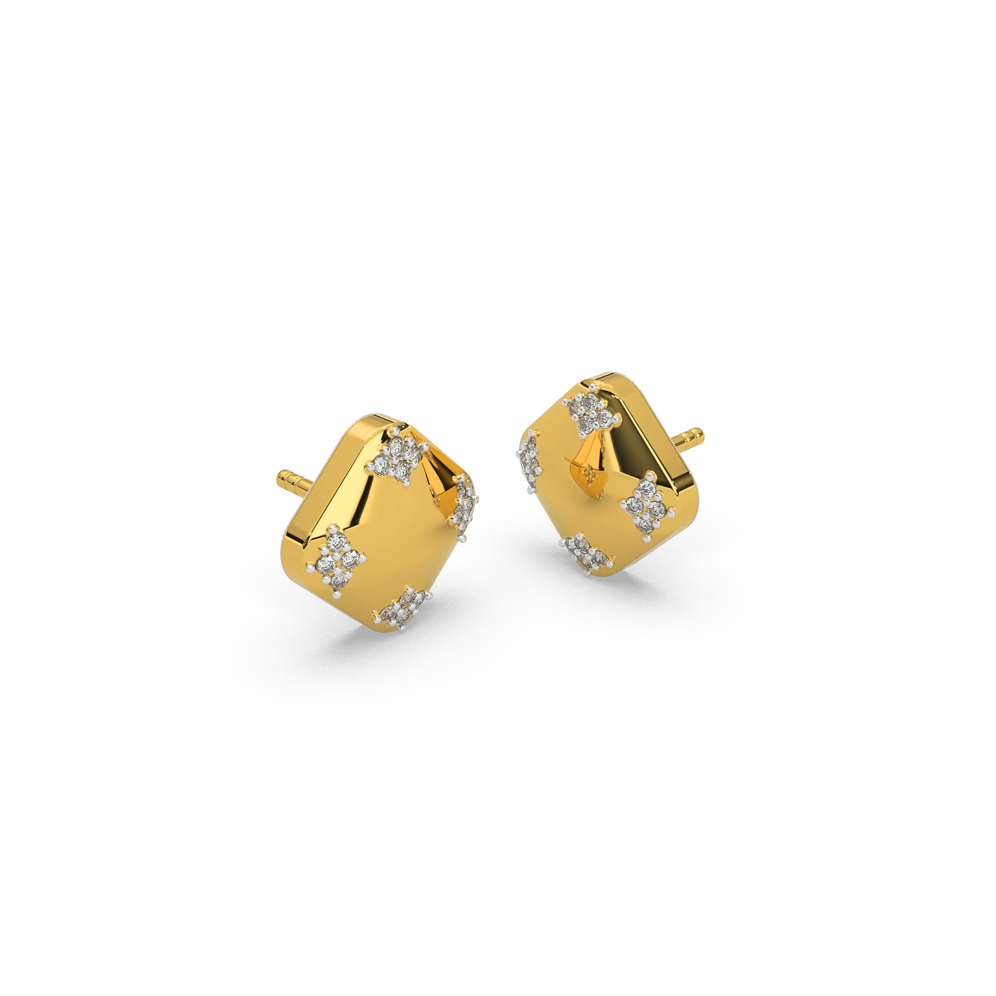 Opulent Shimmer Diamond Earring