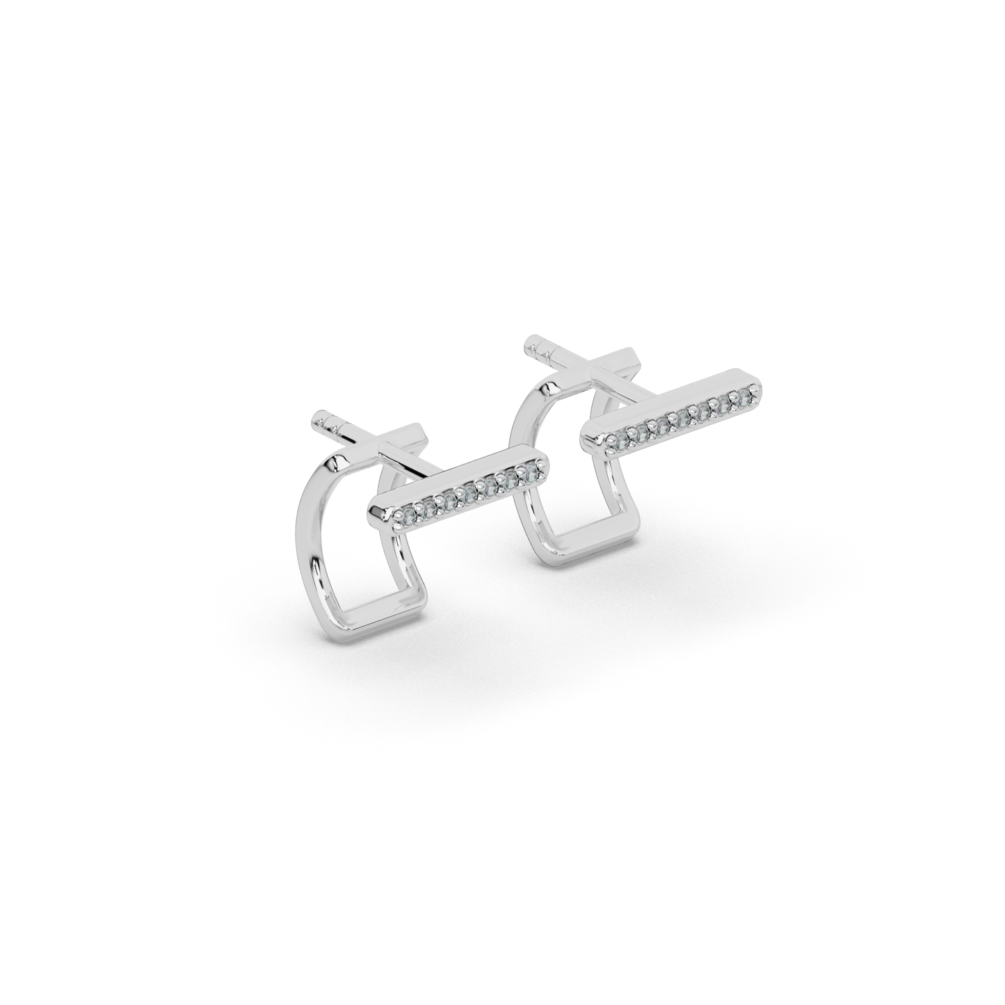 Golden Glow Diamond Earring 18K