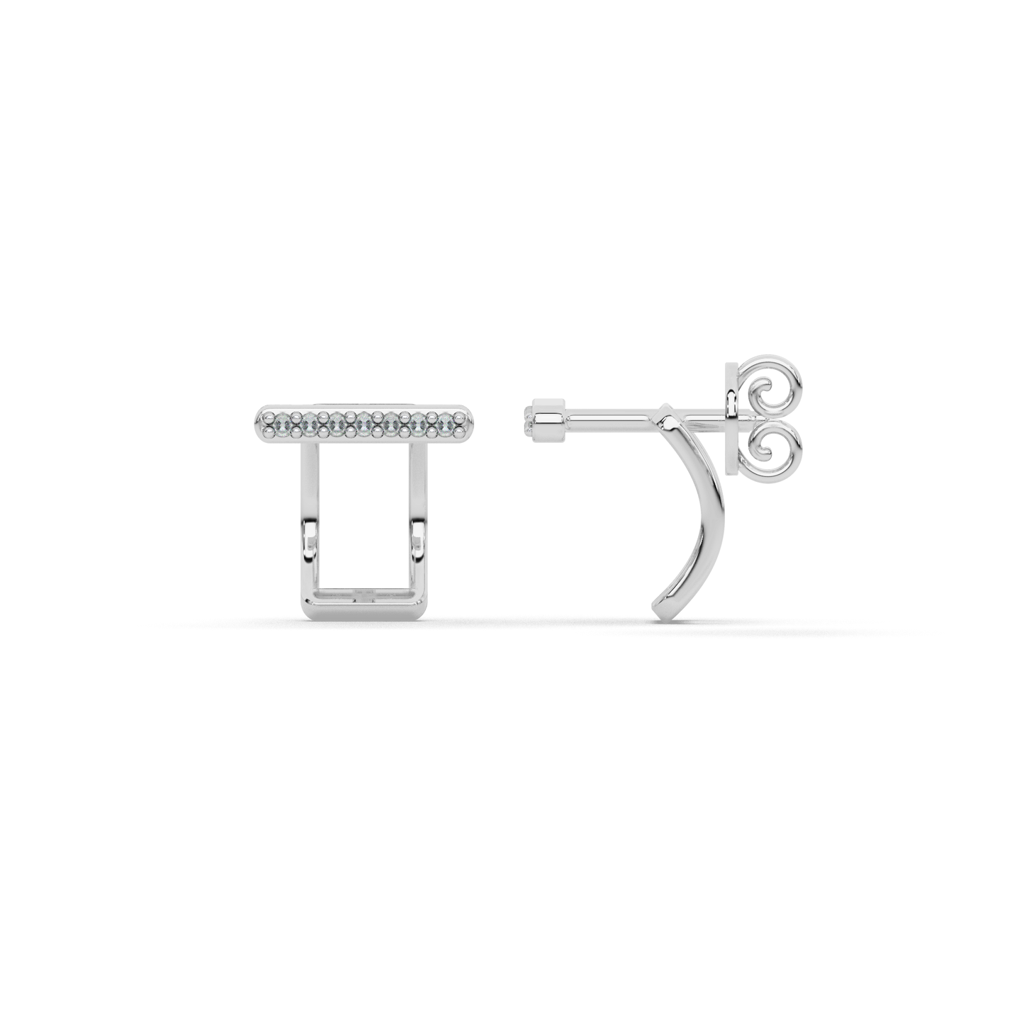 Golden Glow Diamond Earring 18K