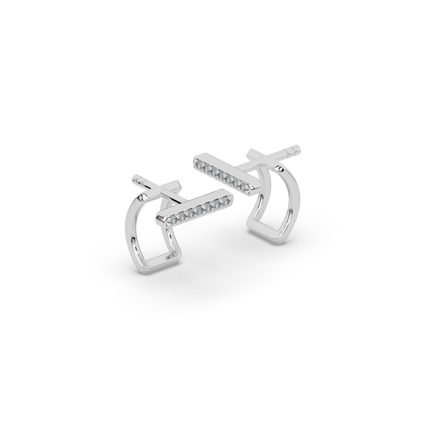 Golden Glow Diamond Earring 18K