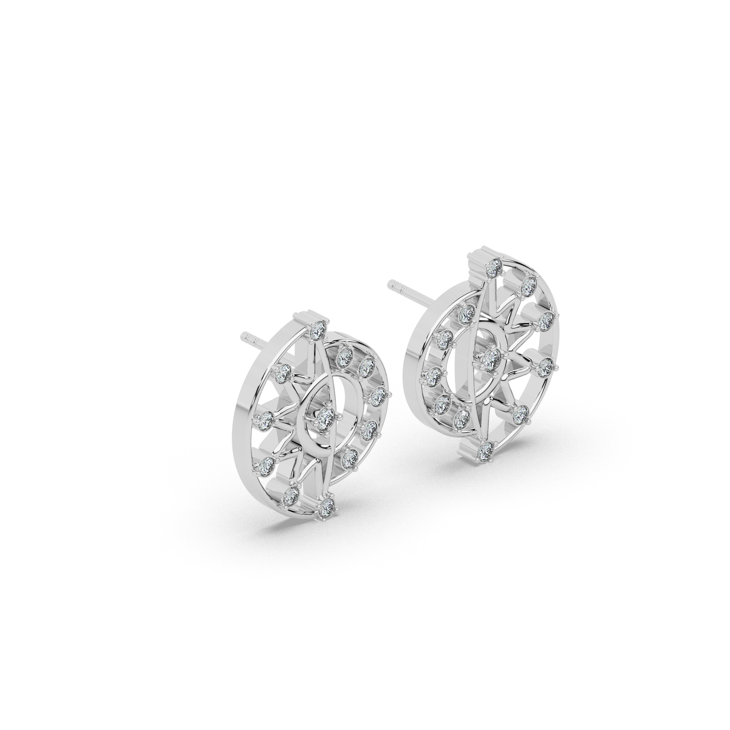 Royal Lustre Diamond Earring