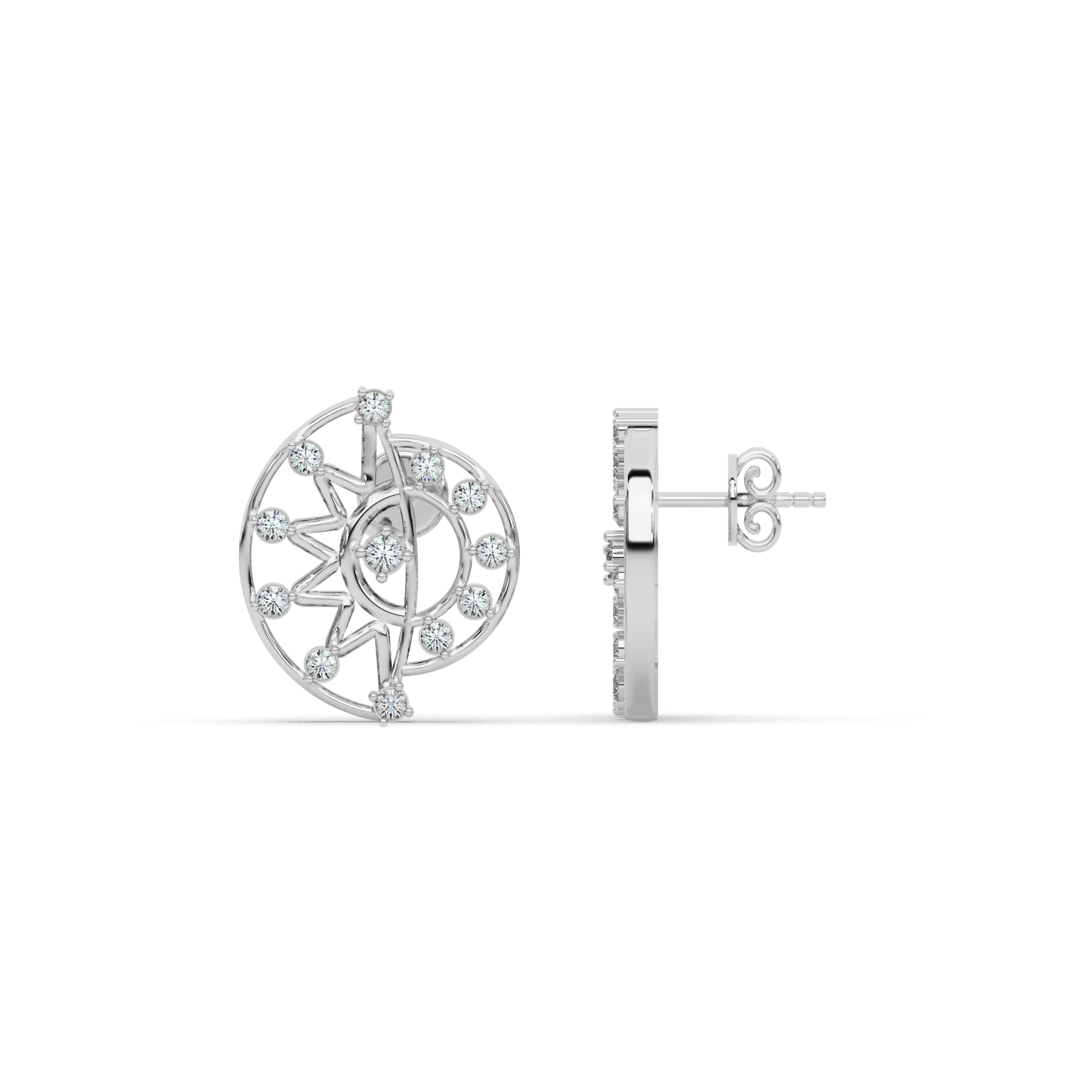 Royal Lustre Diamond Earring