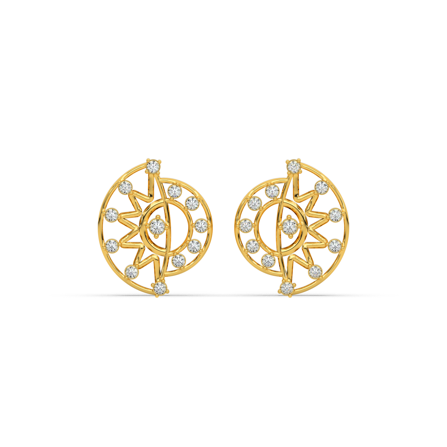 Royal Lustre Diamond Earring