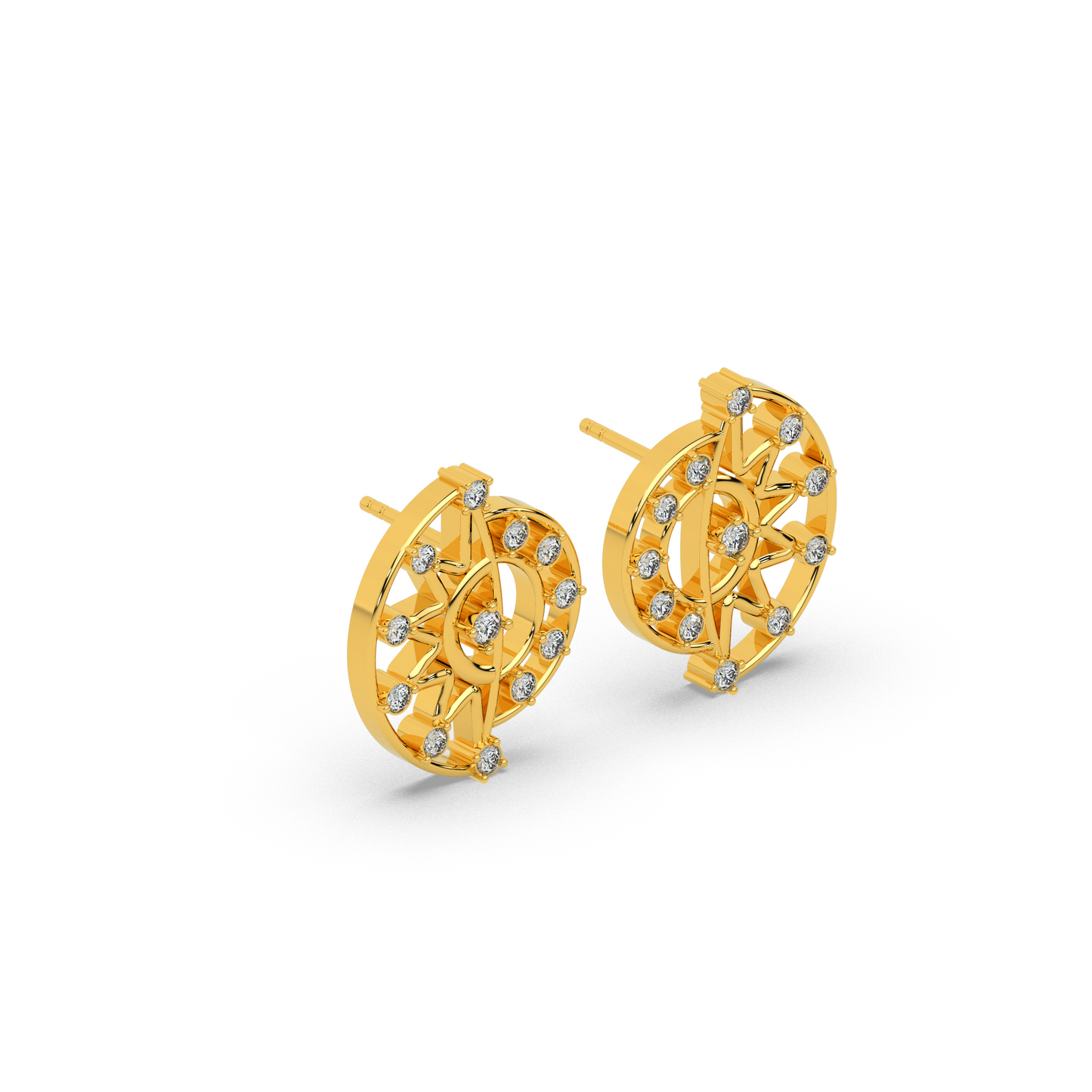 Royal Lustre Diamond Earring