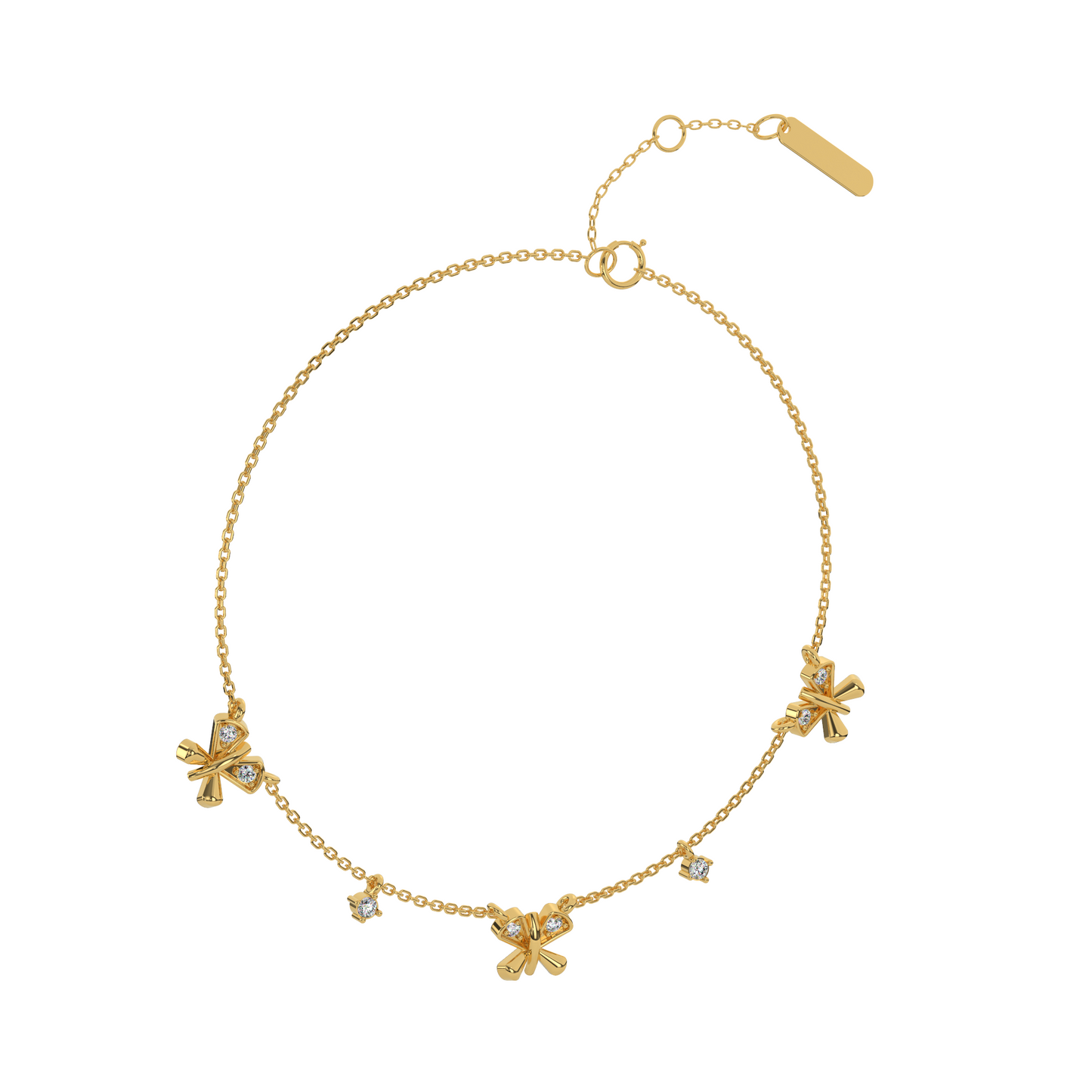 Illuminated Ivy Diamond Bracelet 18K