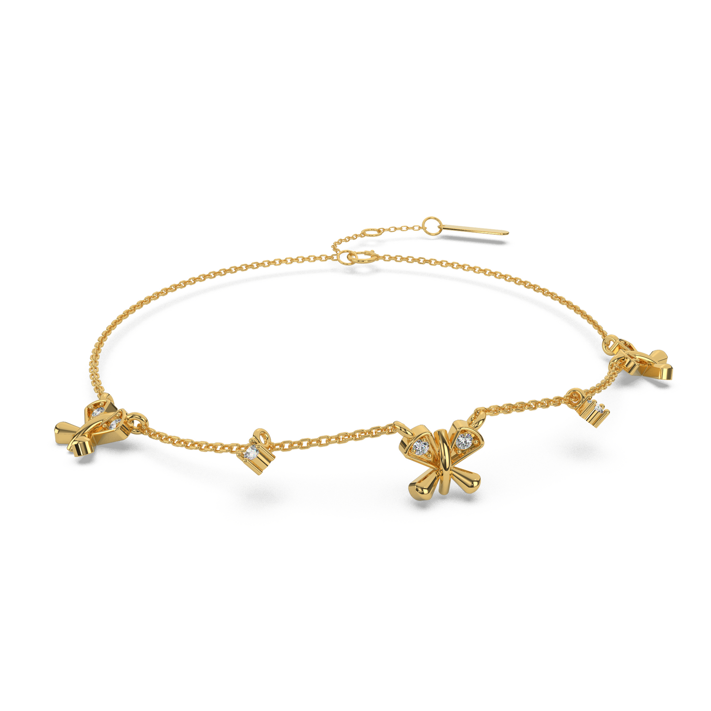 Illuminated Ivy Diamond Bracelet 18K