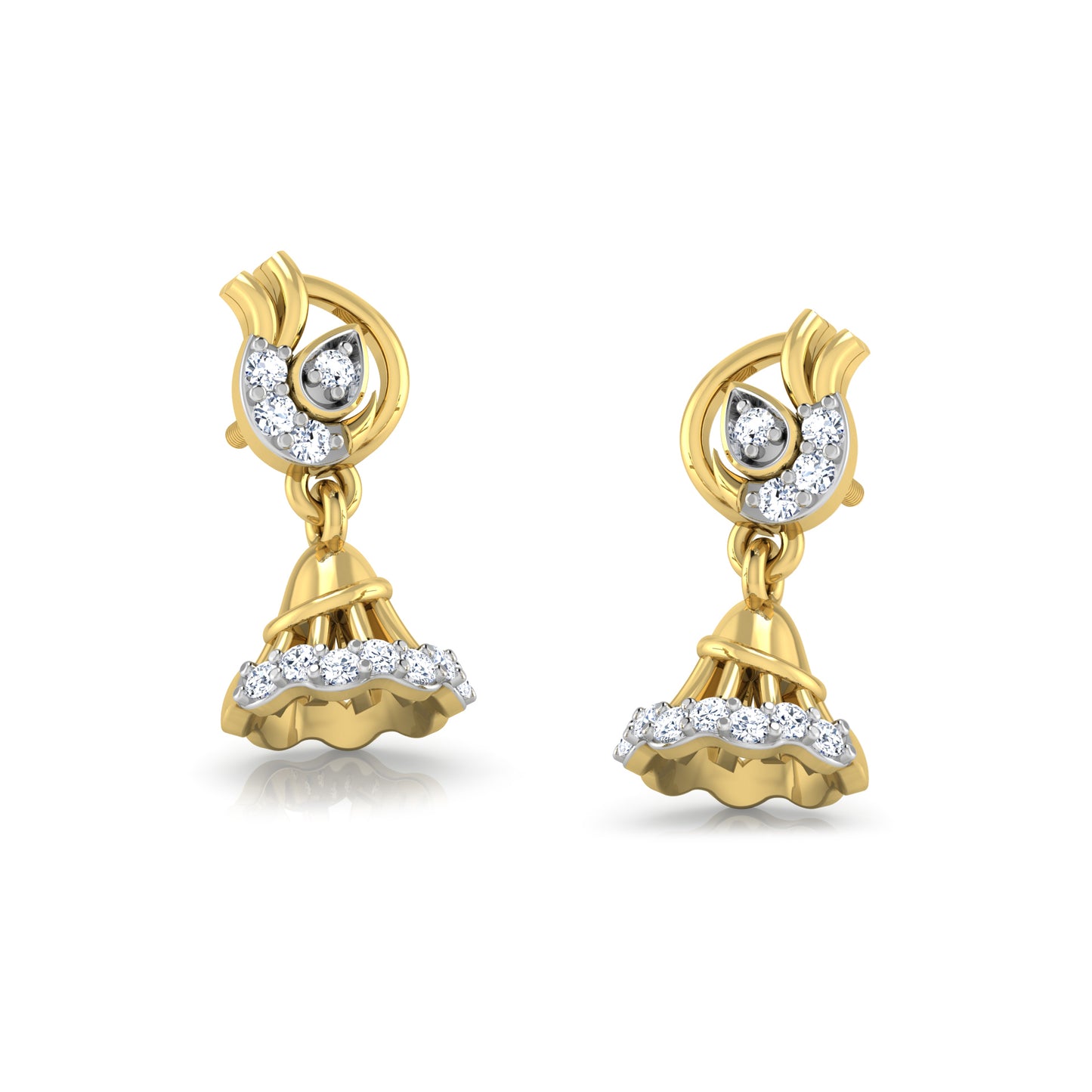 Prismatic Petunia Earrings 18K
