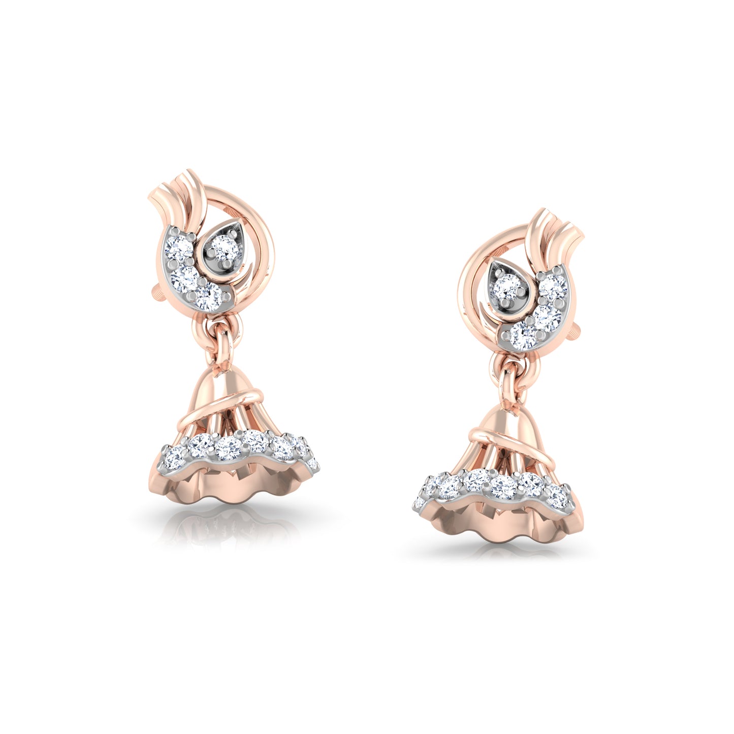Prismatic Petunia Earrings 18K