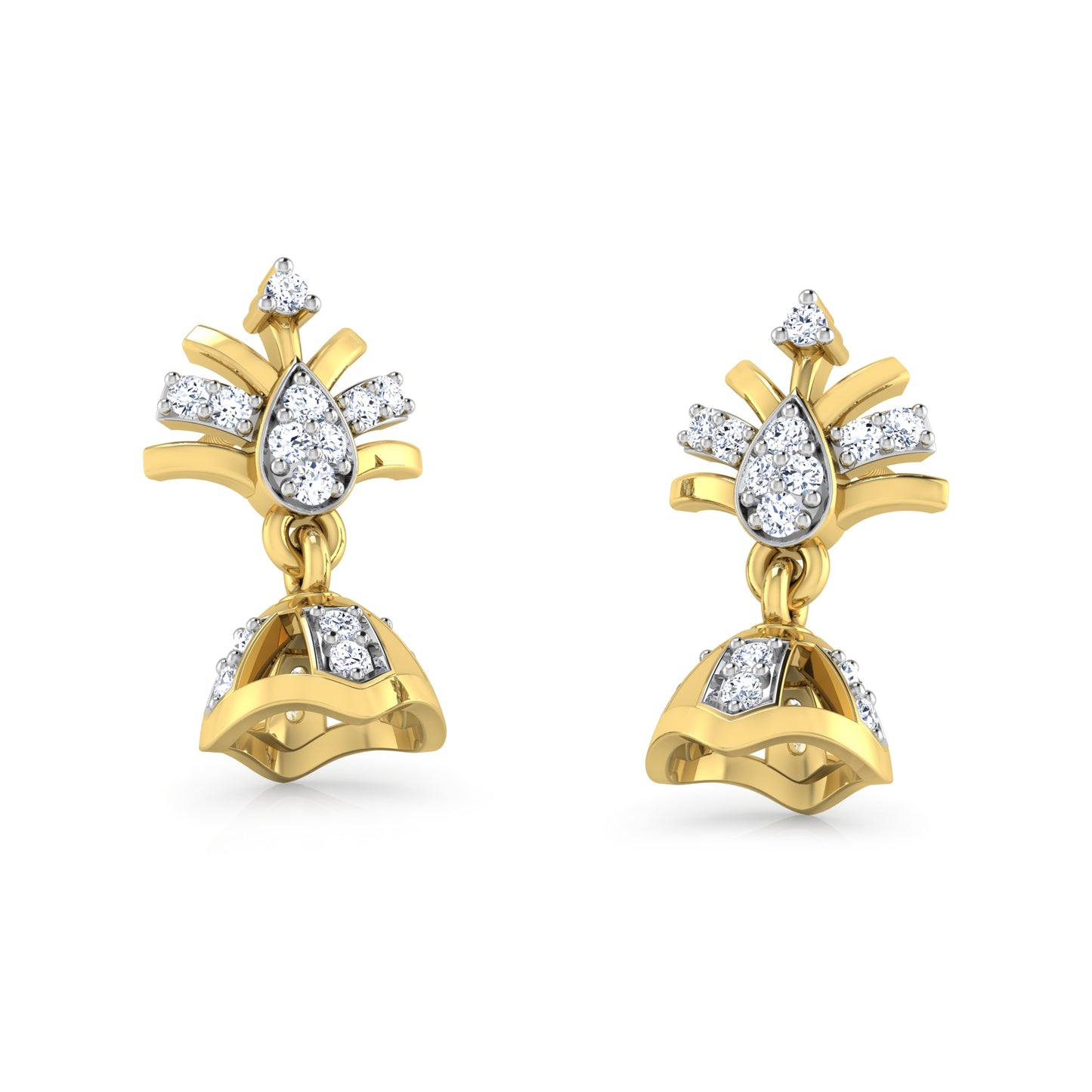 Moonlit Majesty Earrings 18K