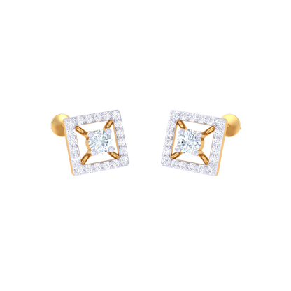 Celestial Spark Studs 18K