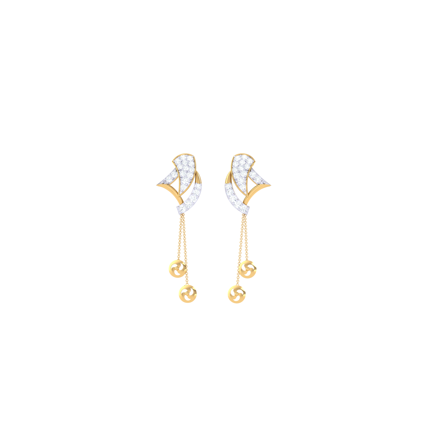 Ethereal Embrace Earrings 18K