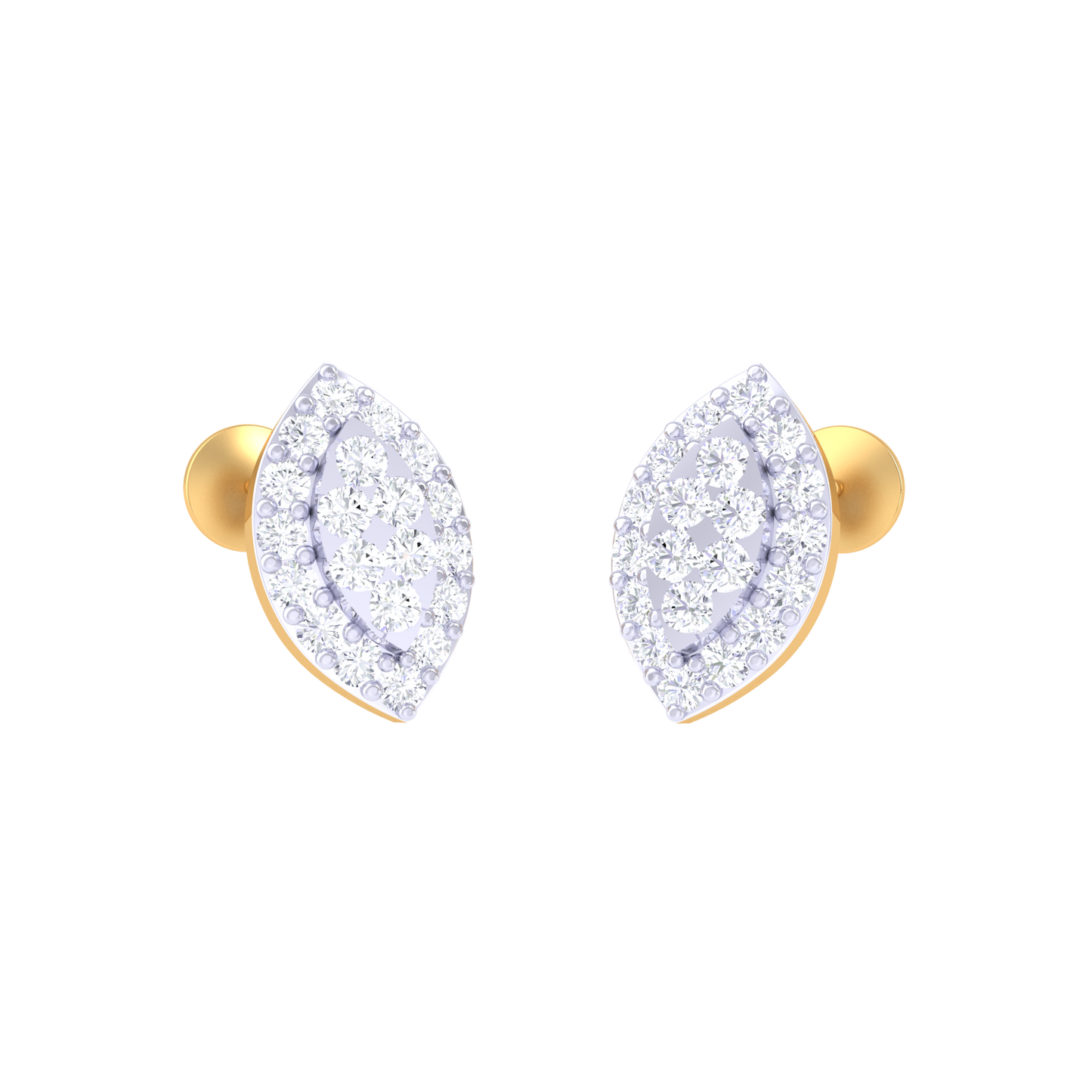 Glimmer Grove Studs 18K