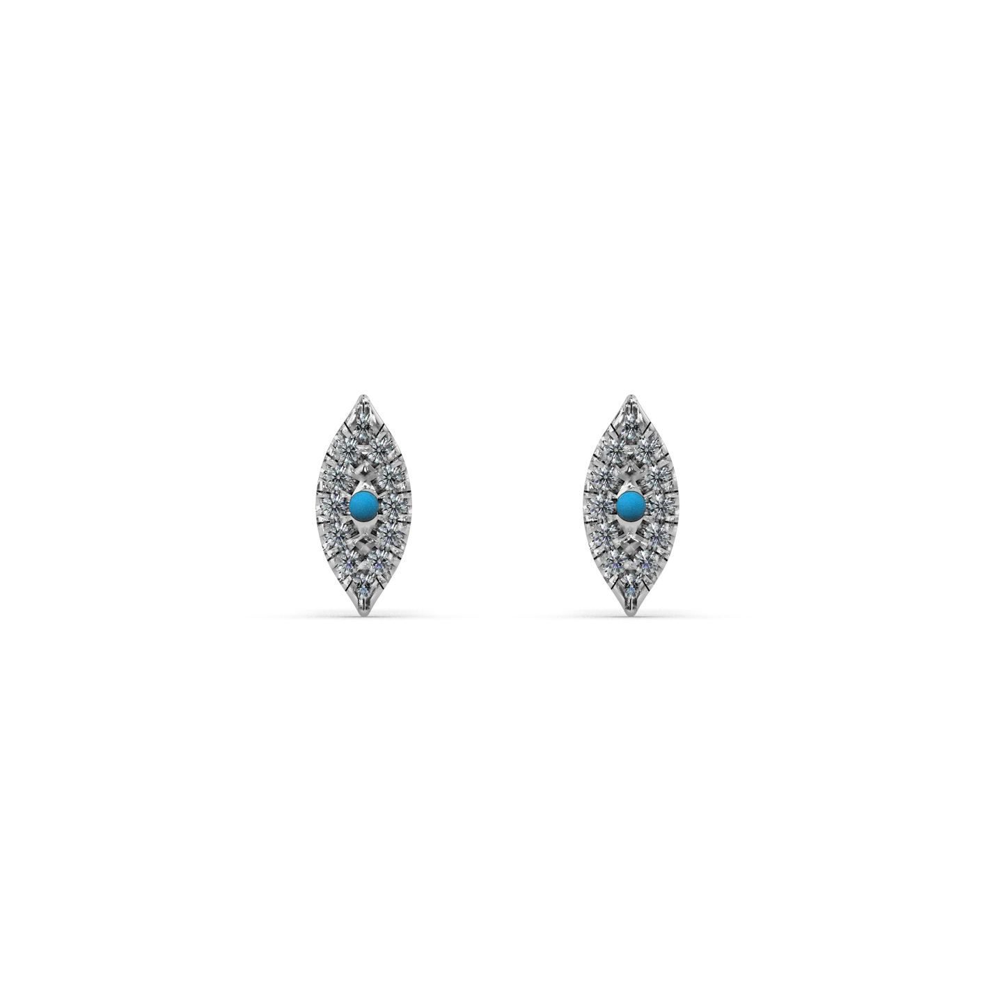 Golden Glimmer Diamond Earring