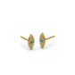 Golden Glimmer Diamond Earring