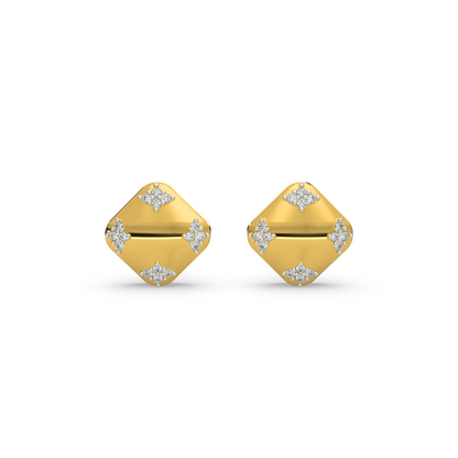 Opulent Shimmer Diamond Earring
