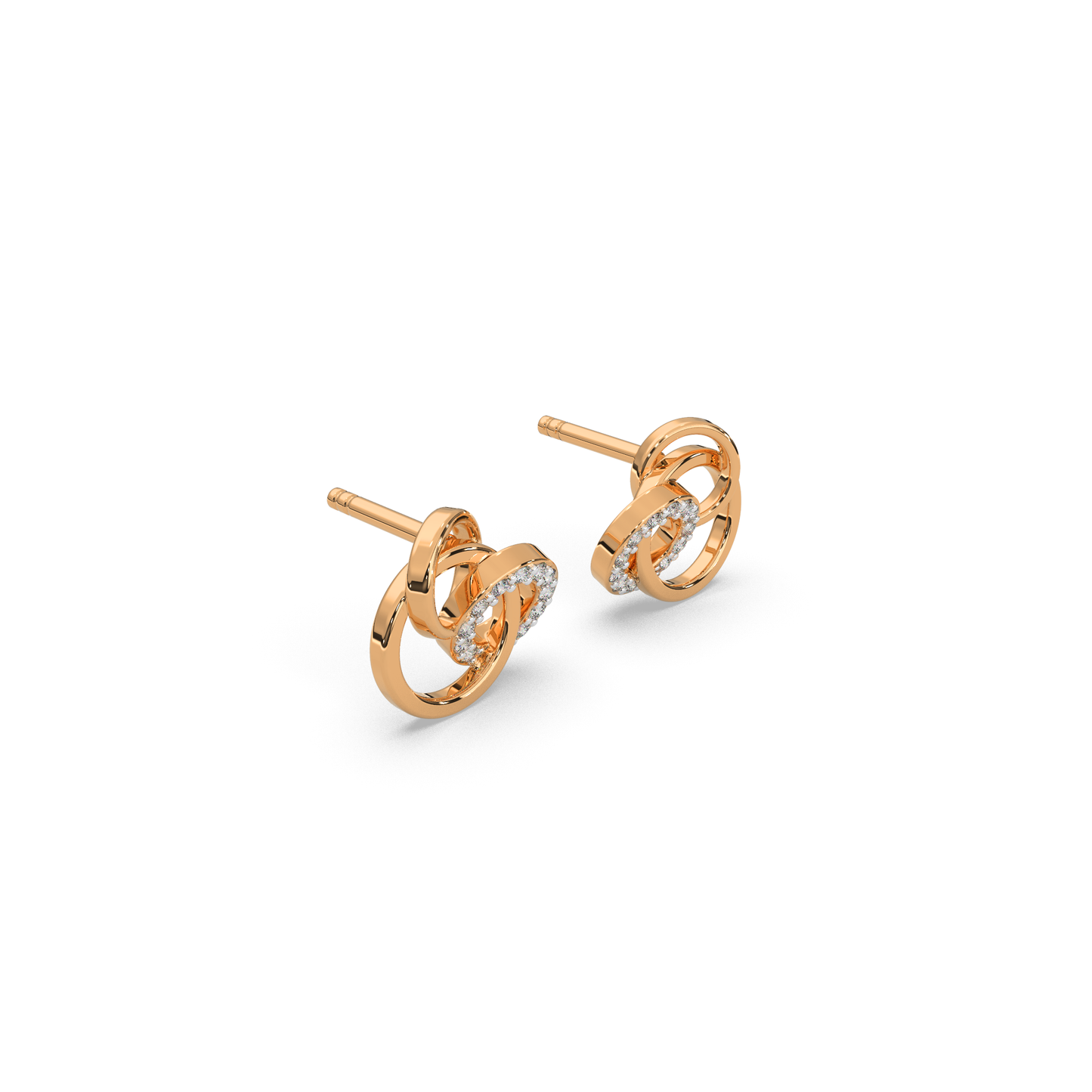 Gilded Grace Diamond Earring