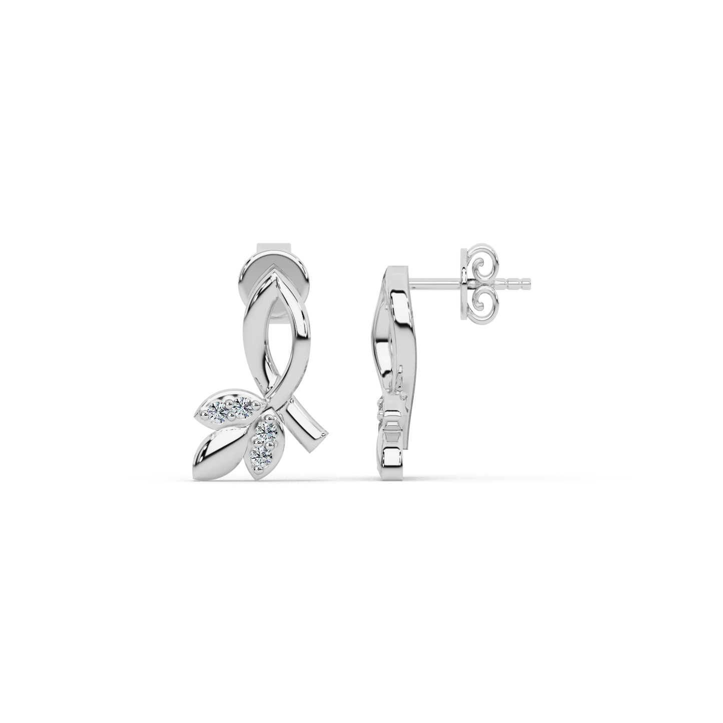 Ethereal Charm Diamond Earring 18K