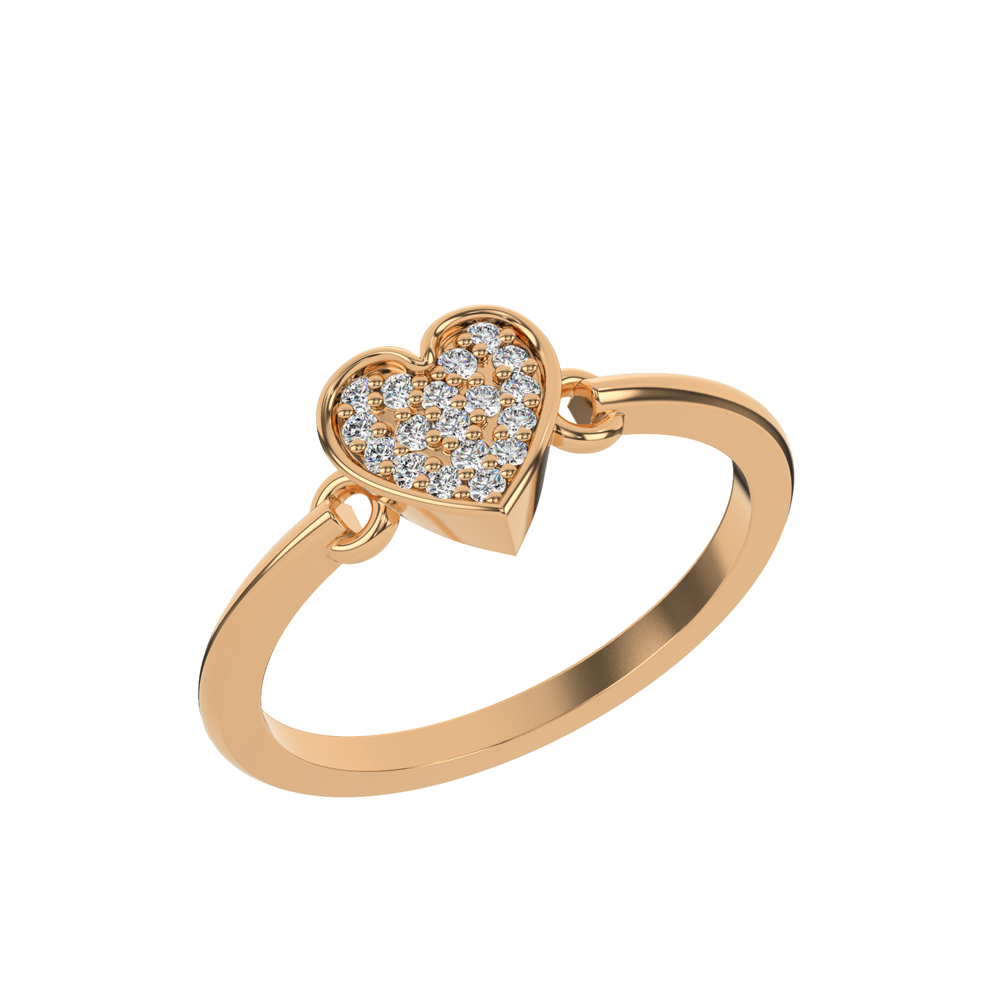 Ember Serenade 14Kt Diamond Ring