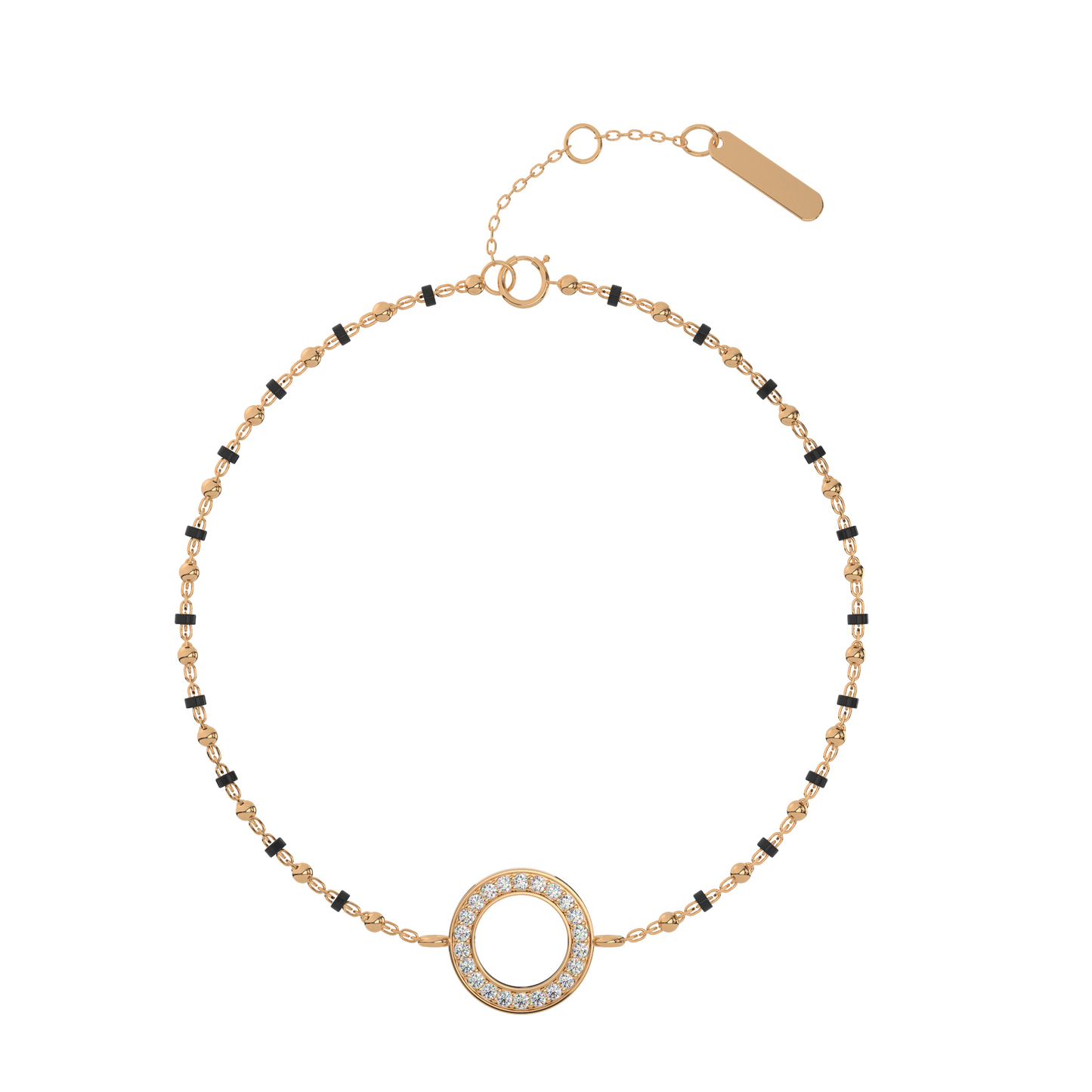 Shimmering Shores Diamond Chain Bracelet 18K
