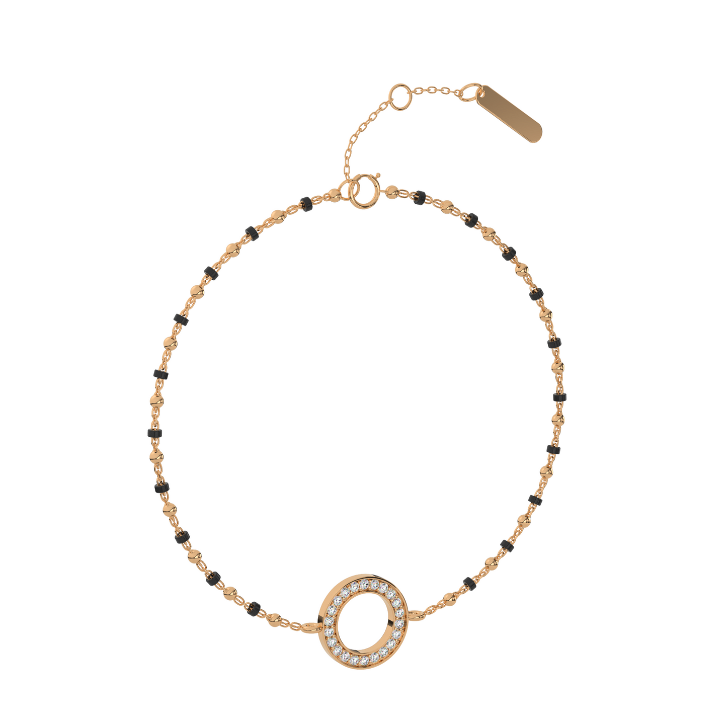 Shimmering Shores Diamond Chain Bracelet 18K