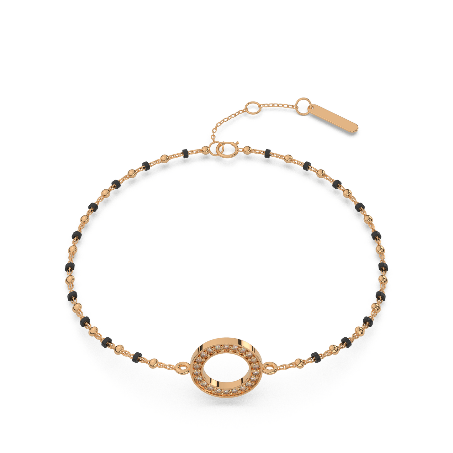 Shimmering Shores Diamond Chain Bracelet 18K