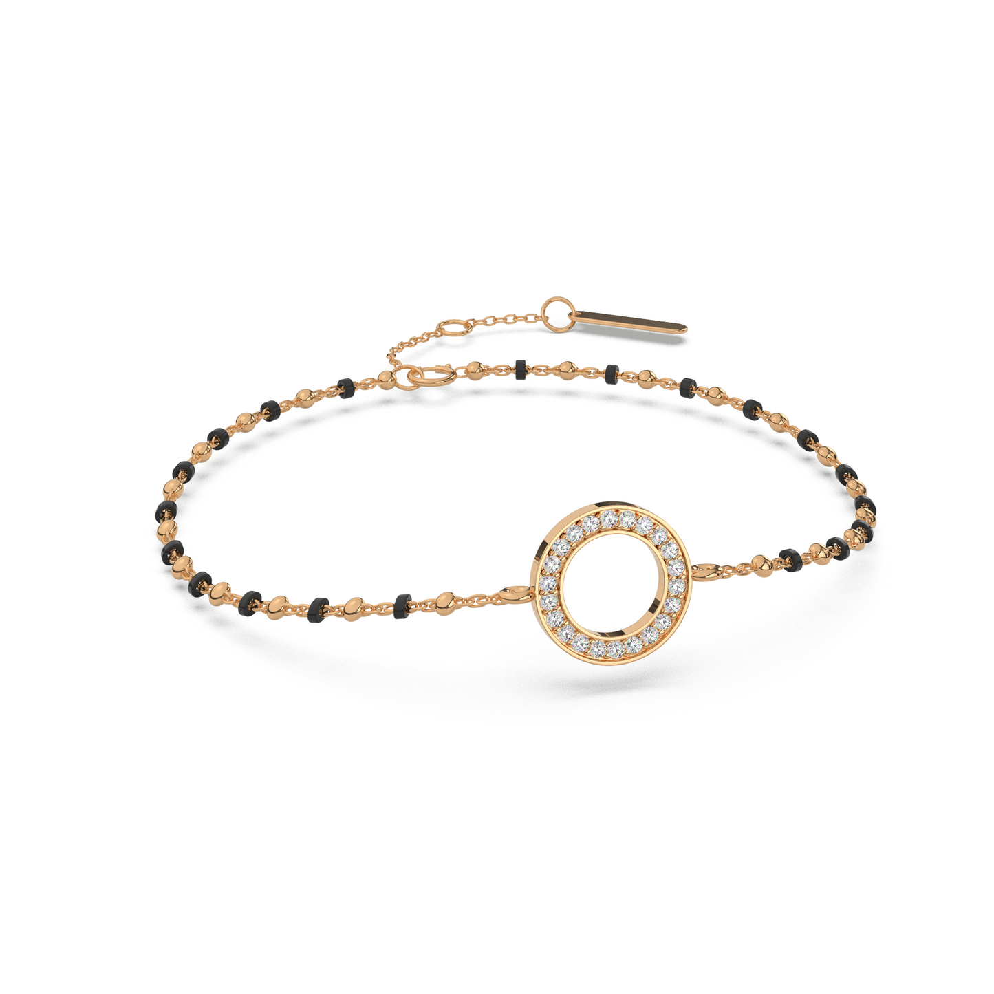 Shimmering Shores Diamond Chain Bracelet 18K