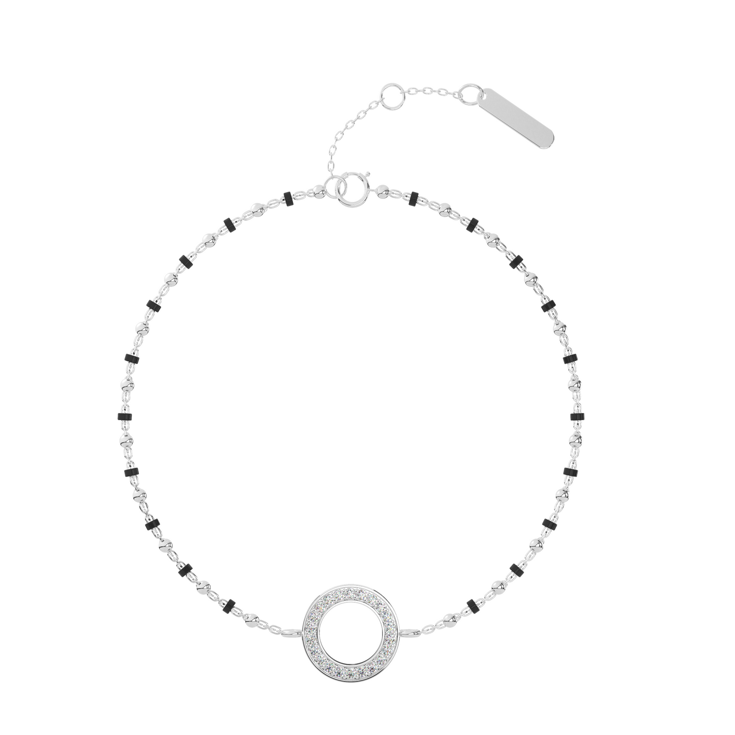 Shimmering Shores Diamond Chain Bracelet 18K