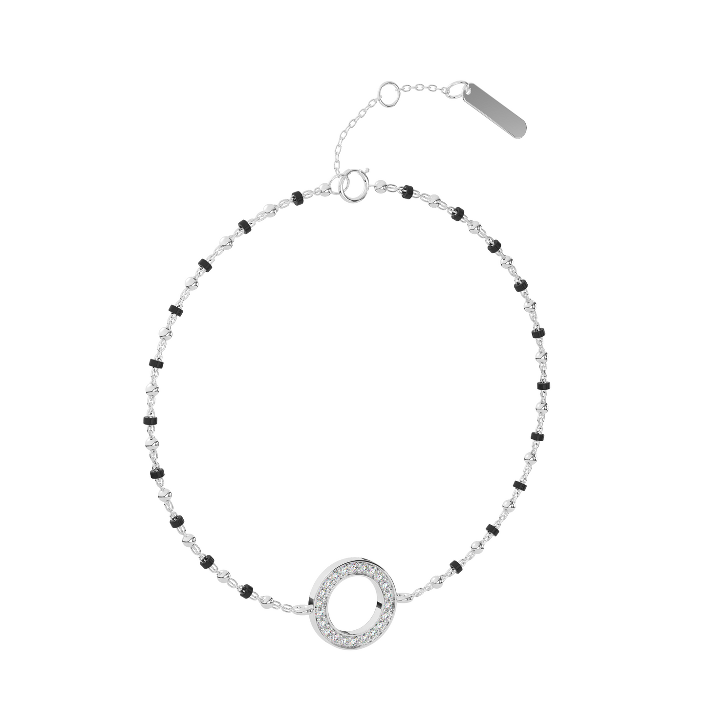 Shimmering Shores Diamond Chain Bracelet 18K