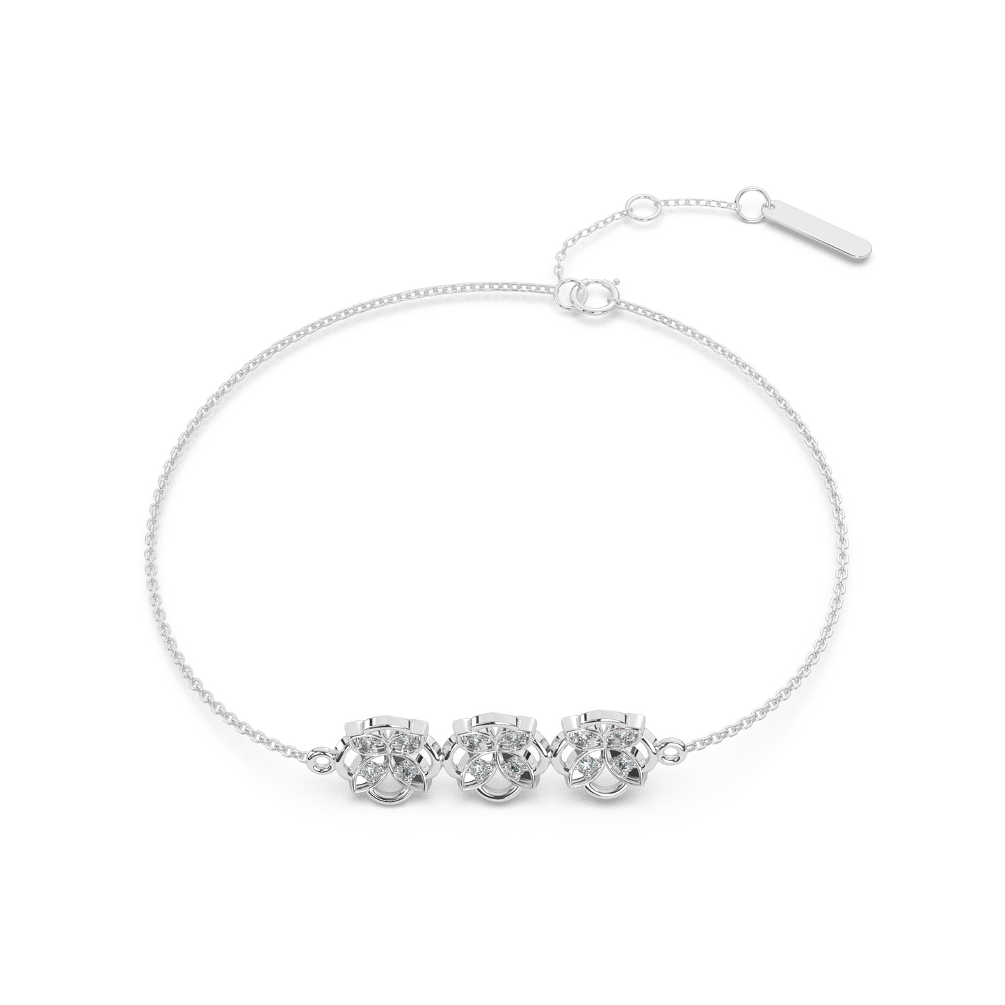 Majestic Moonlight Diamond Bracelet