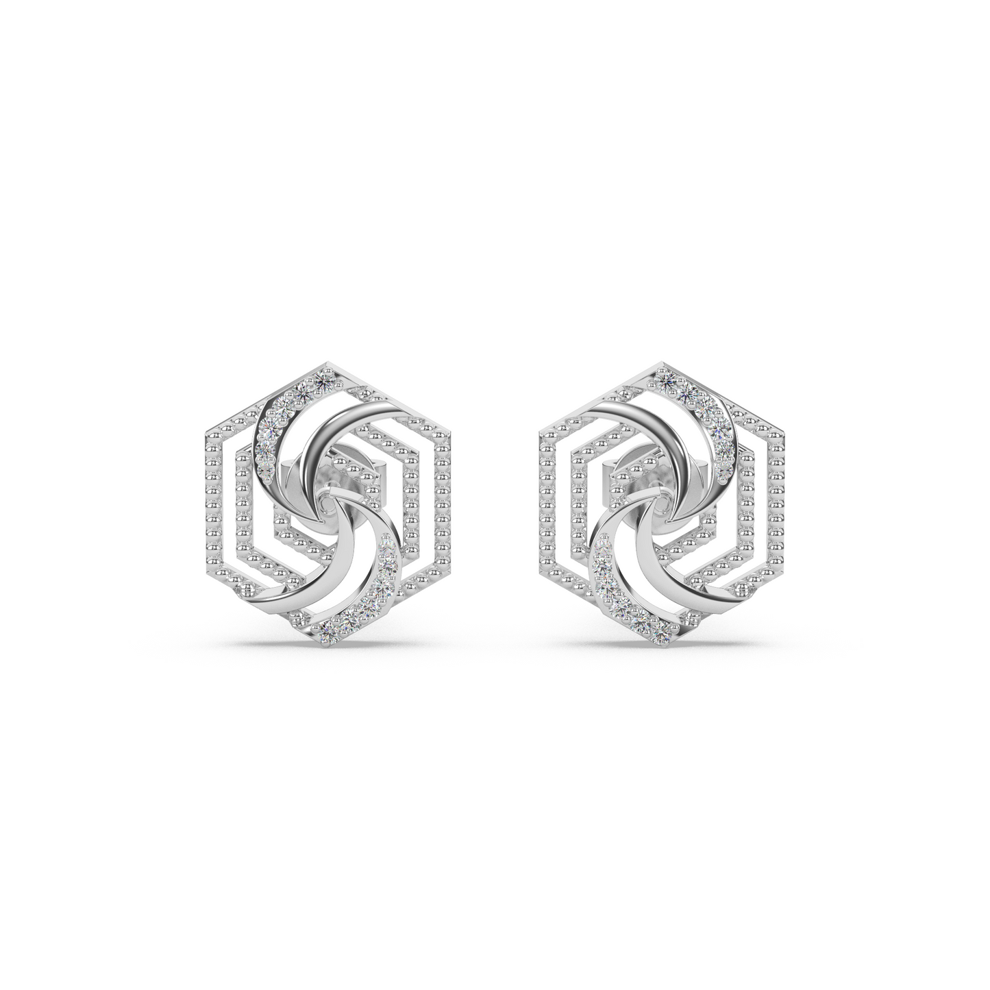 Radiant Gem Diamond Earring