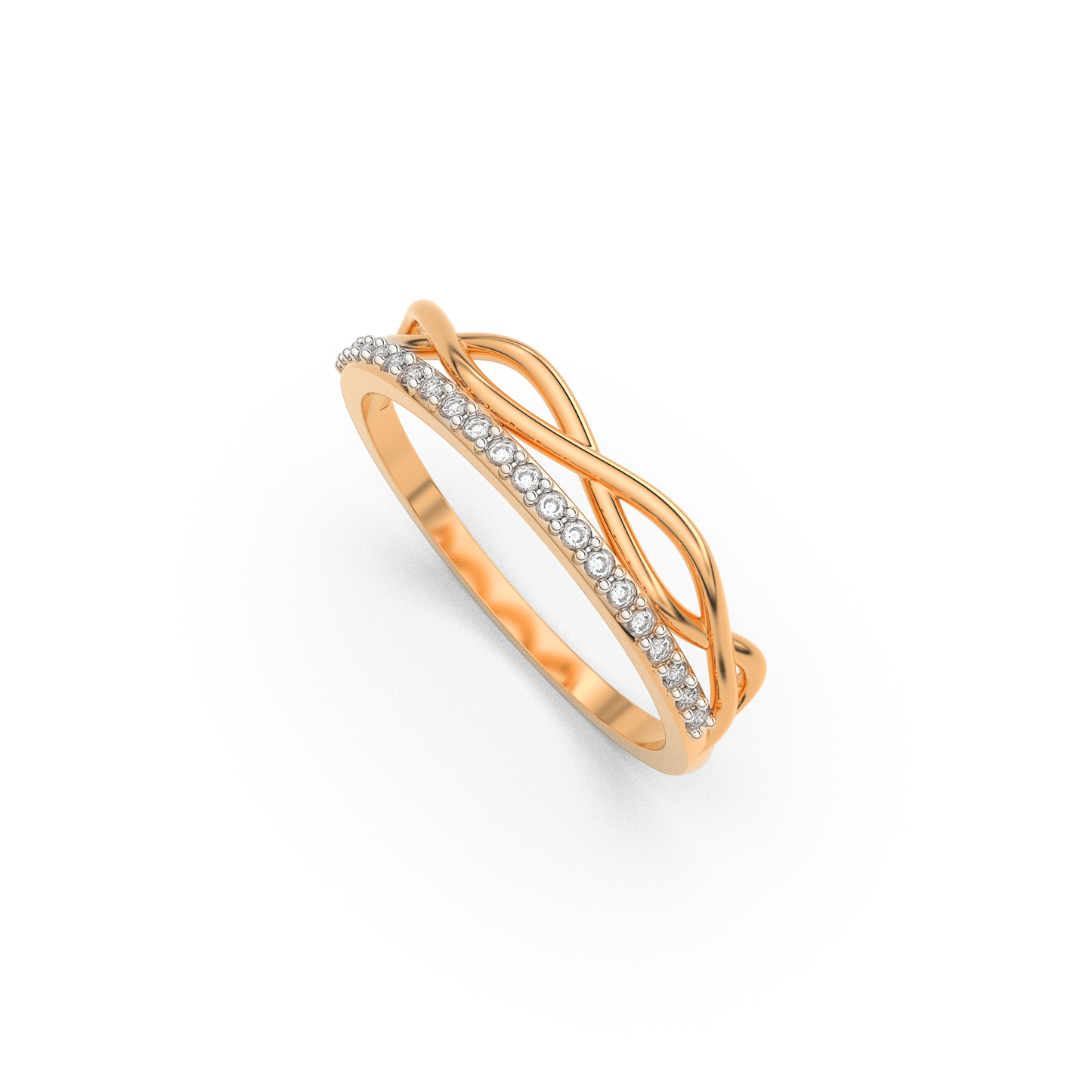 Whispering Oasis 14Kt Diamond Ring