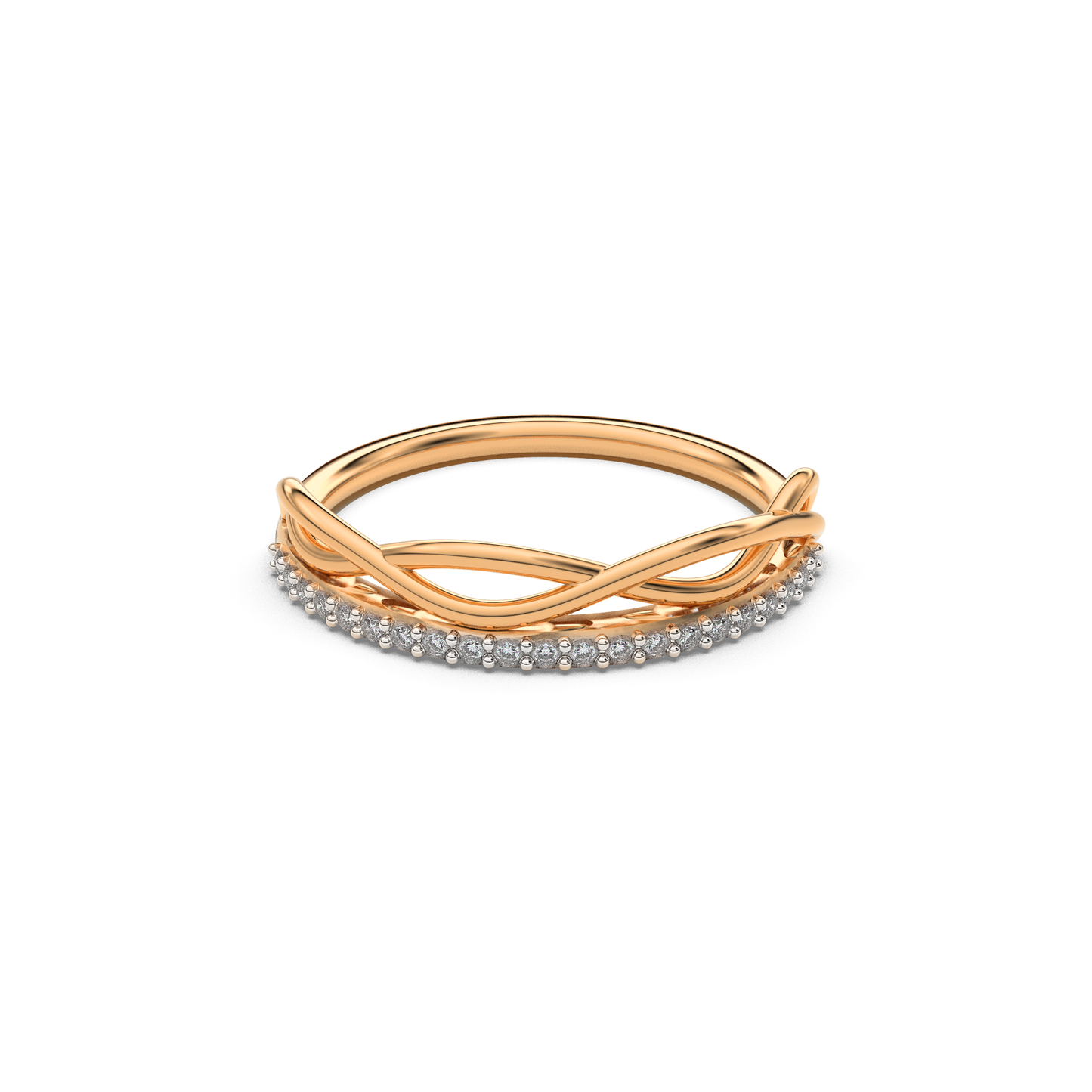 Whispering Oasis 14Kt Diamond Ring