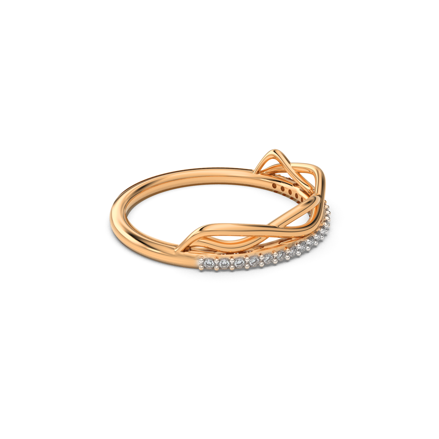 Whispering Oasis 14Kt Diamond Ring