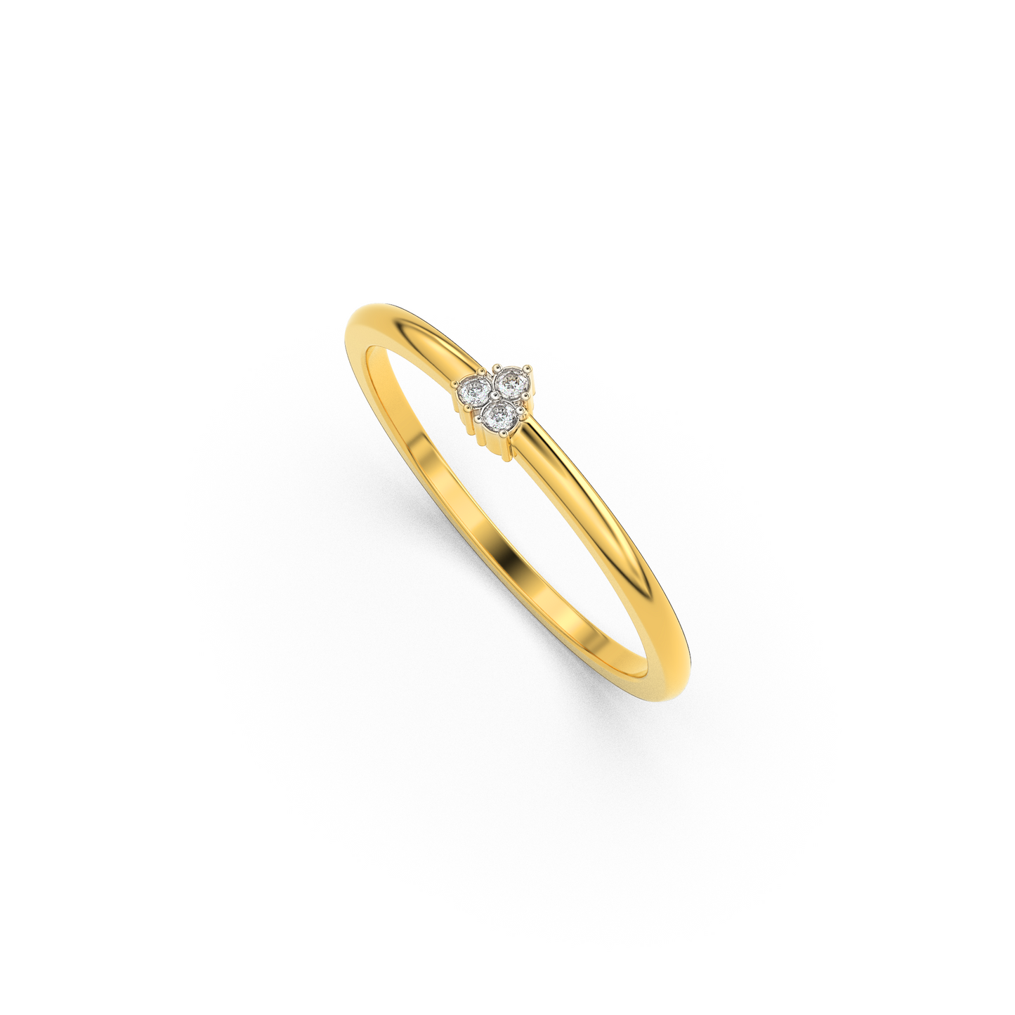 Opulent Allure 14Kt Diamond Ring