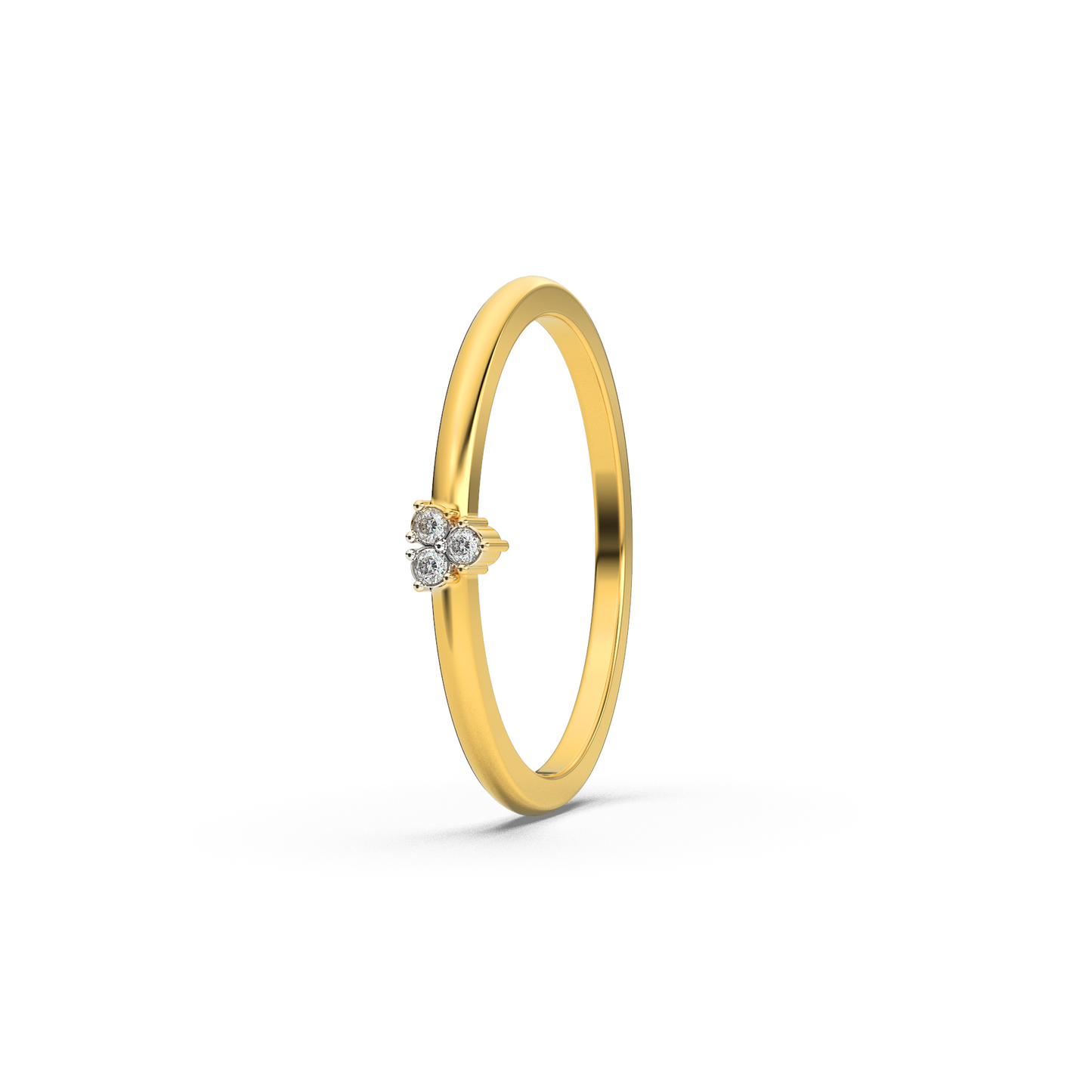 Opulent Allure 14Kt Diamond Ring