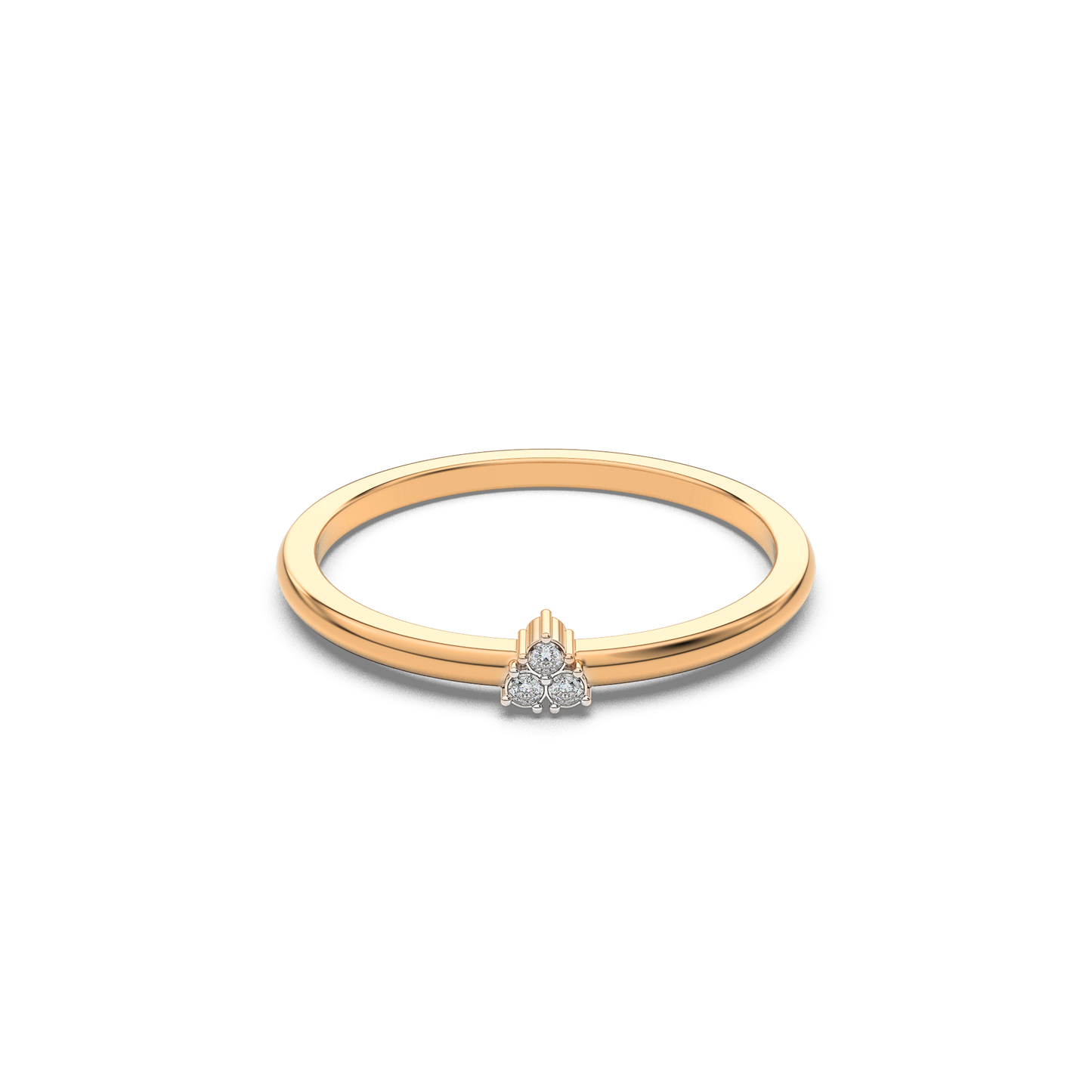 Opulent Allure 14Kt Diamond Ring