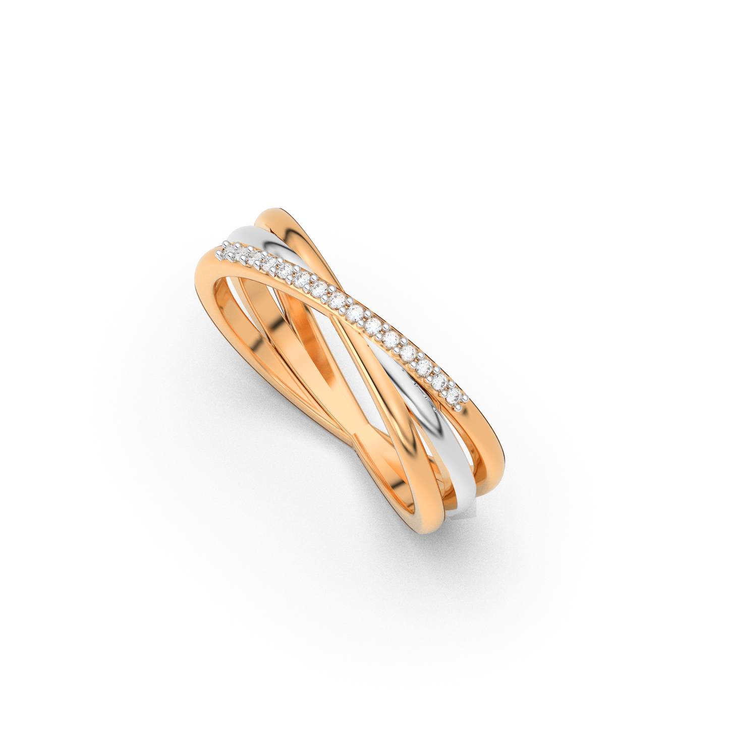 Blushing Twilight 18Kt Diamond Ring