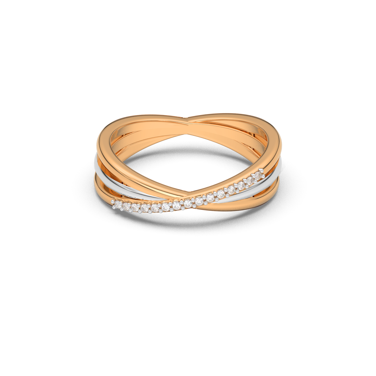 Blushing Twilight 14Kt Diamond Ring