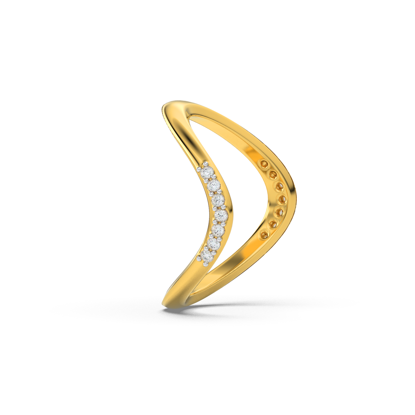 Whispering Symphony 18Kt Diamond Ring