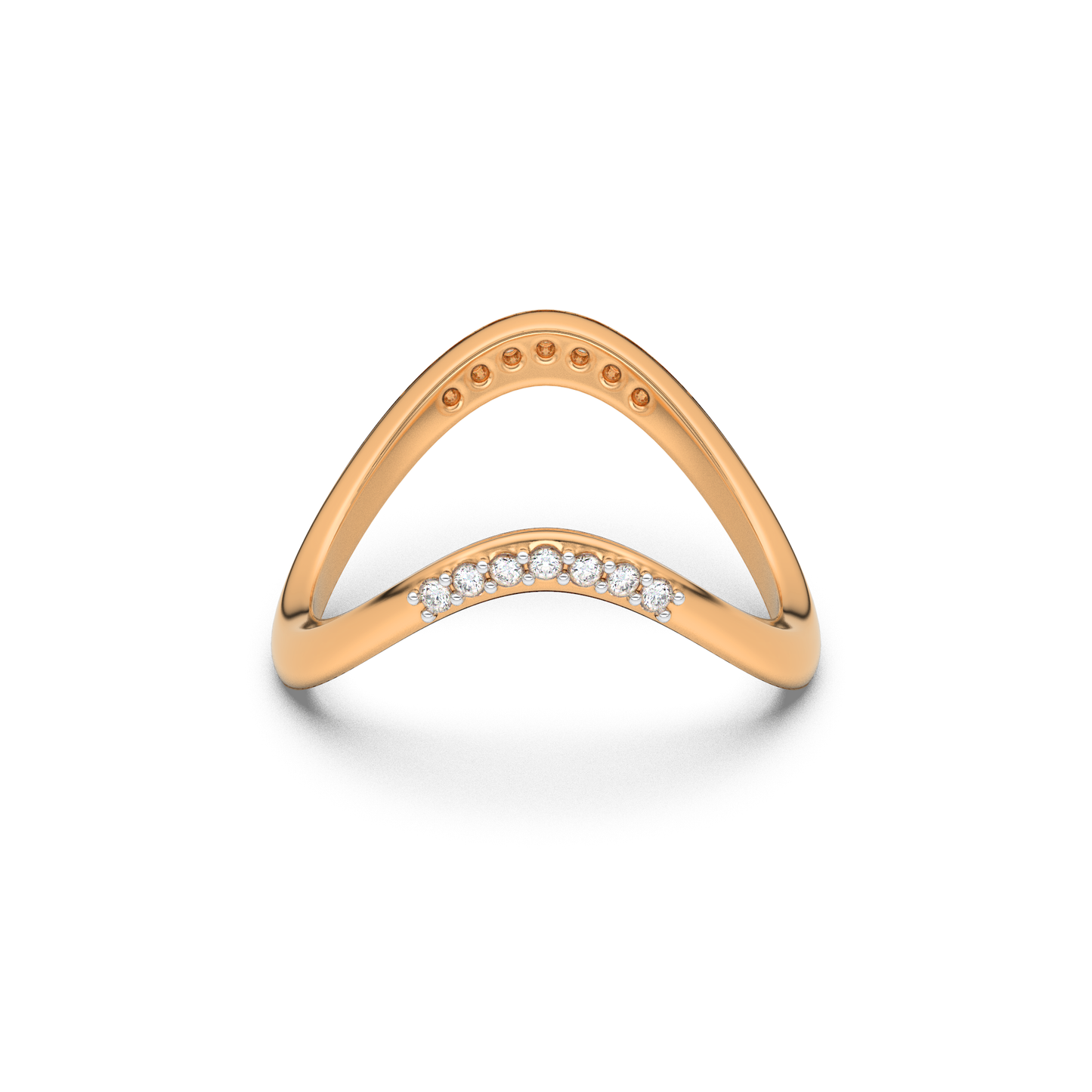 Whispering Symphony 14Kt Diamond Ring