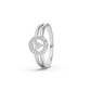 Gilded Tranquility 18Kt Diamond Ring