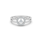 Gilded Tranquility 18Kt Diamond Ring