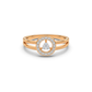 Gilded Tranquility 18Kt Diamond Ring