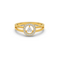 Gilded Tranquility 18Kt Diamond Ring